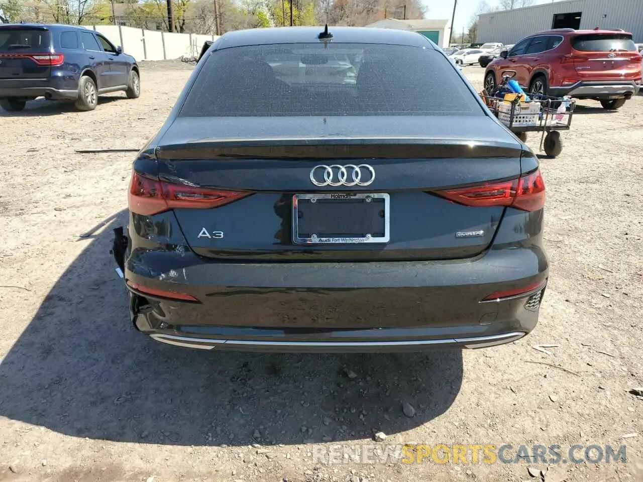 6 Photograph of a damaged car WAUHUDGYXPA082671 AUDI A3 2023