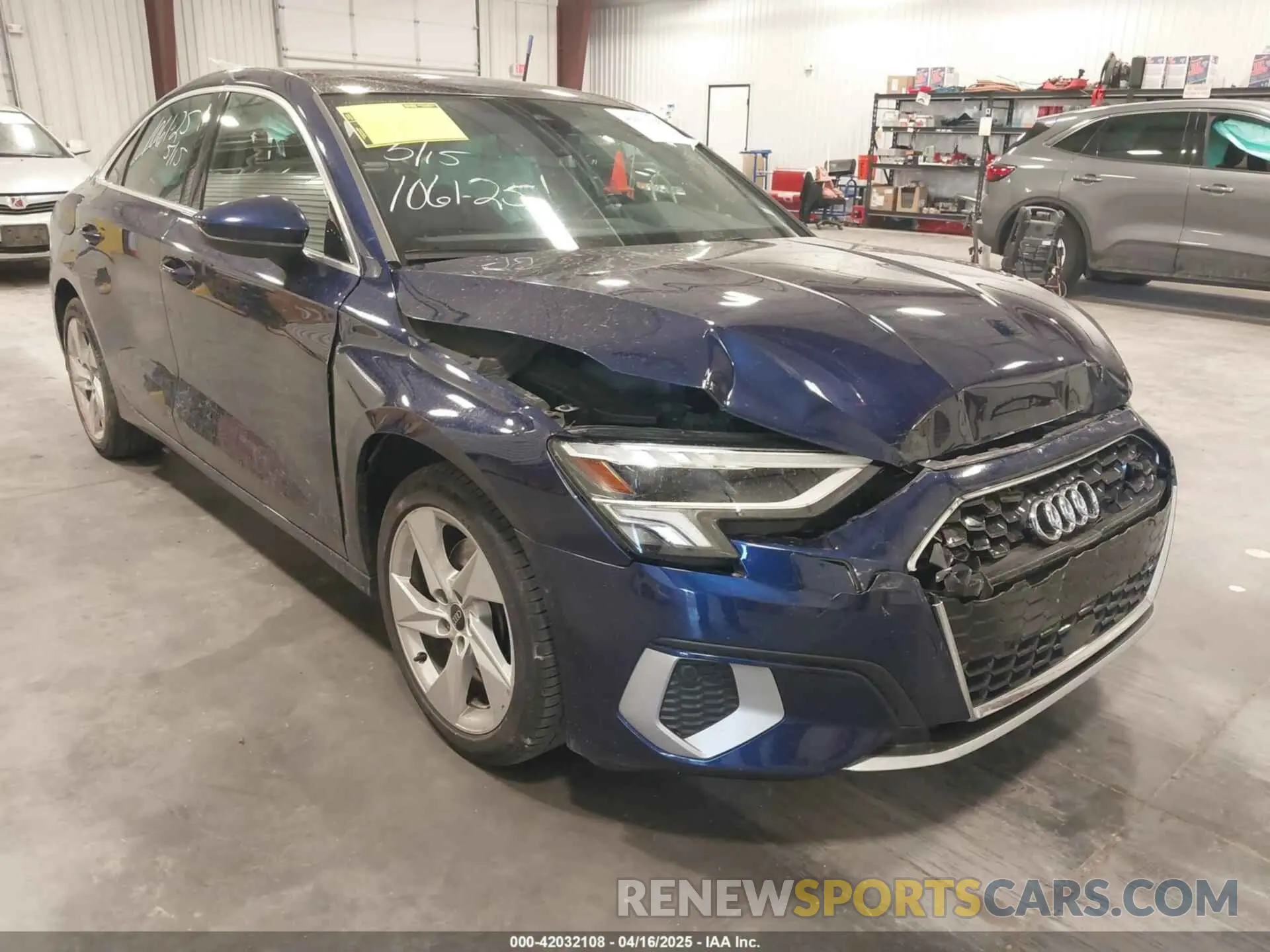 1 Photograph of a damaged car WAUAUDGY0RA078973 AUDI A3 2024
