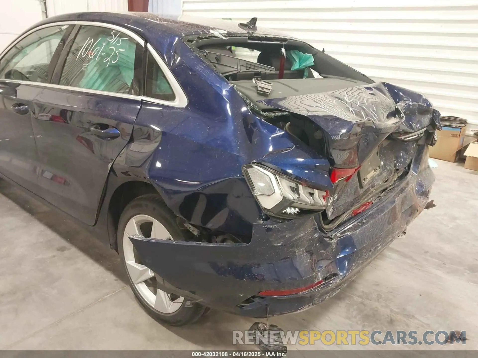 17 Photograph of a damaged car WAUAUDGY0RA078973 AUDI A3 2024
