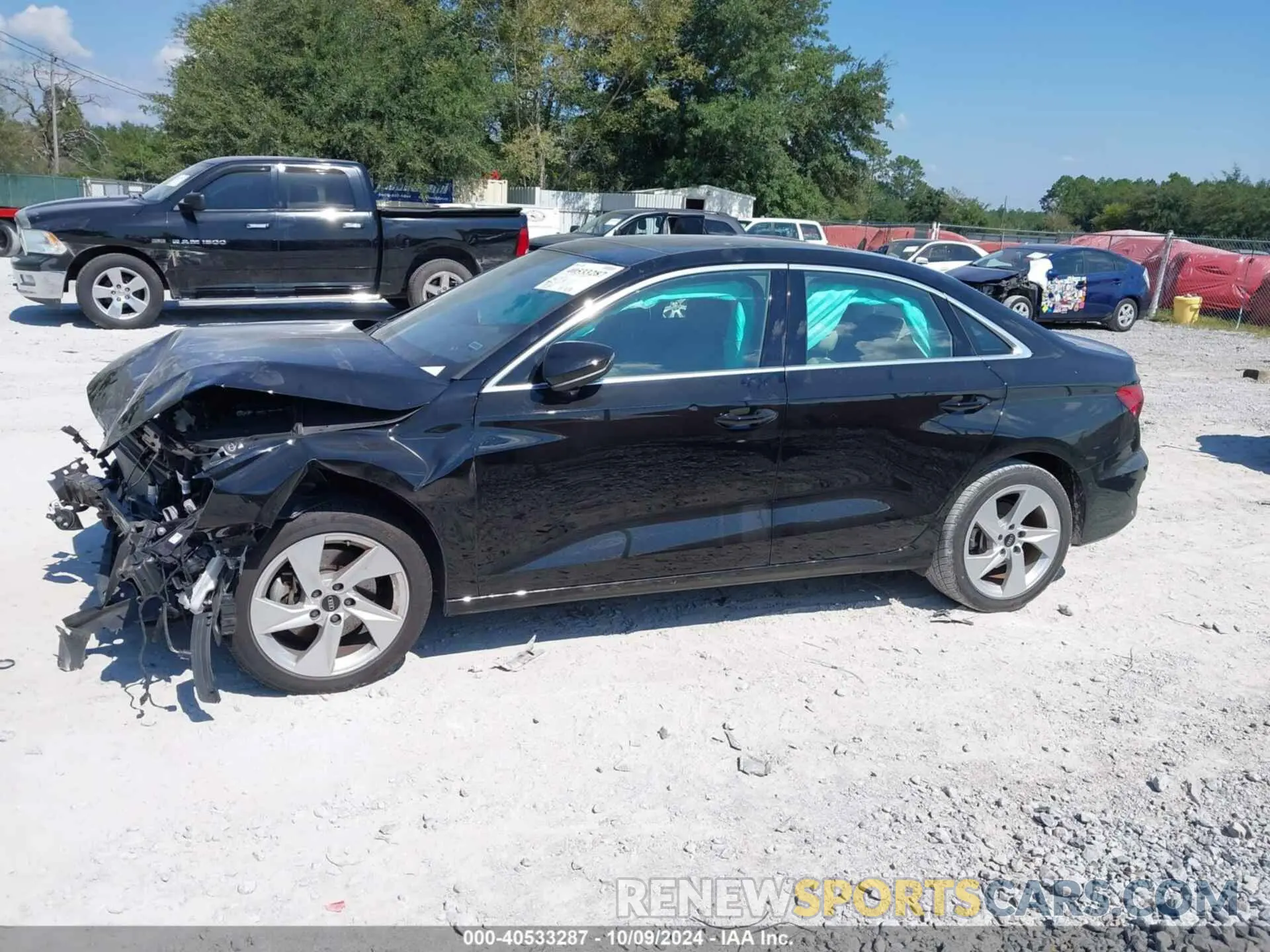 14 Photograph of a damaged car WAUAUDGY1RA124567 AUDI A3 2024