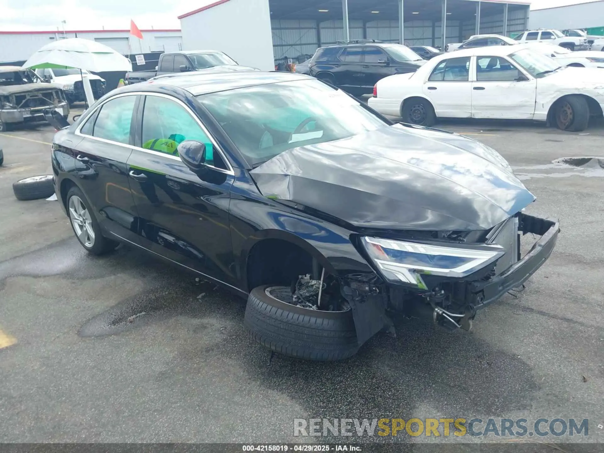 1 Photograph of a damaged car WAUAUDGY2RA102660 AUDI A3 2024