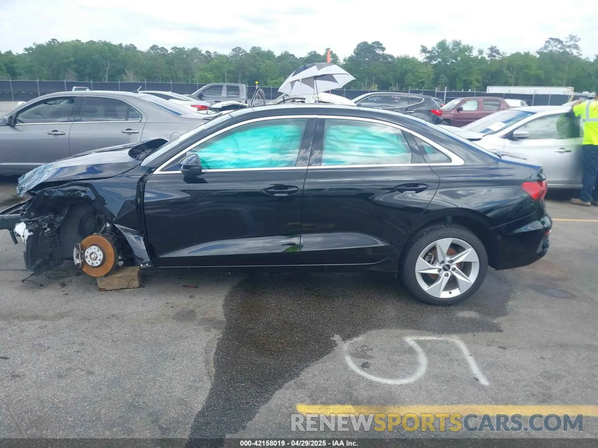 14 Photograph of a damaged car WAUAUDGY2RA102660 AUDI A3 2024