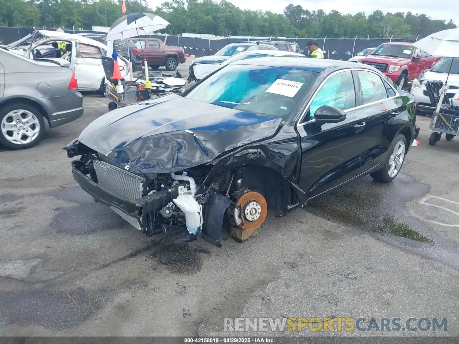2 Photograph of a damaged car WAUAUDGY2RA102660 AUDI A3 2024