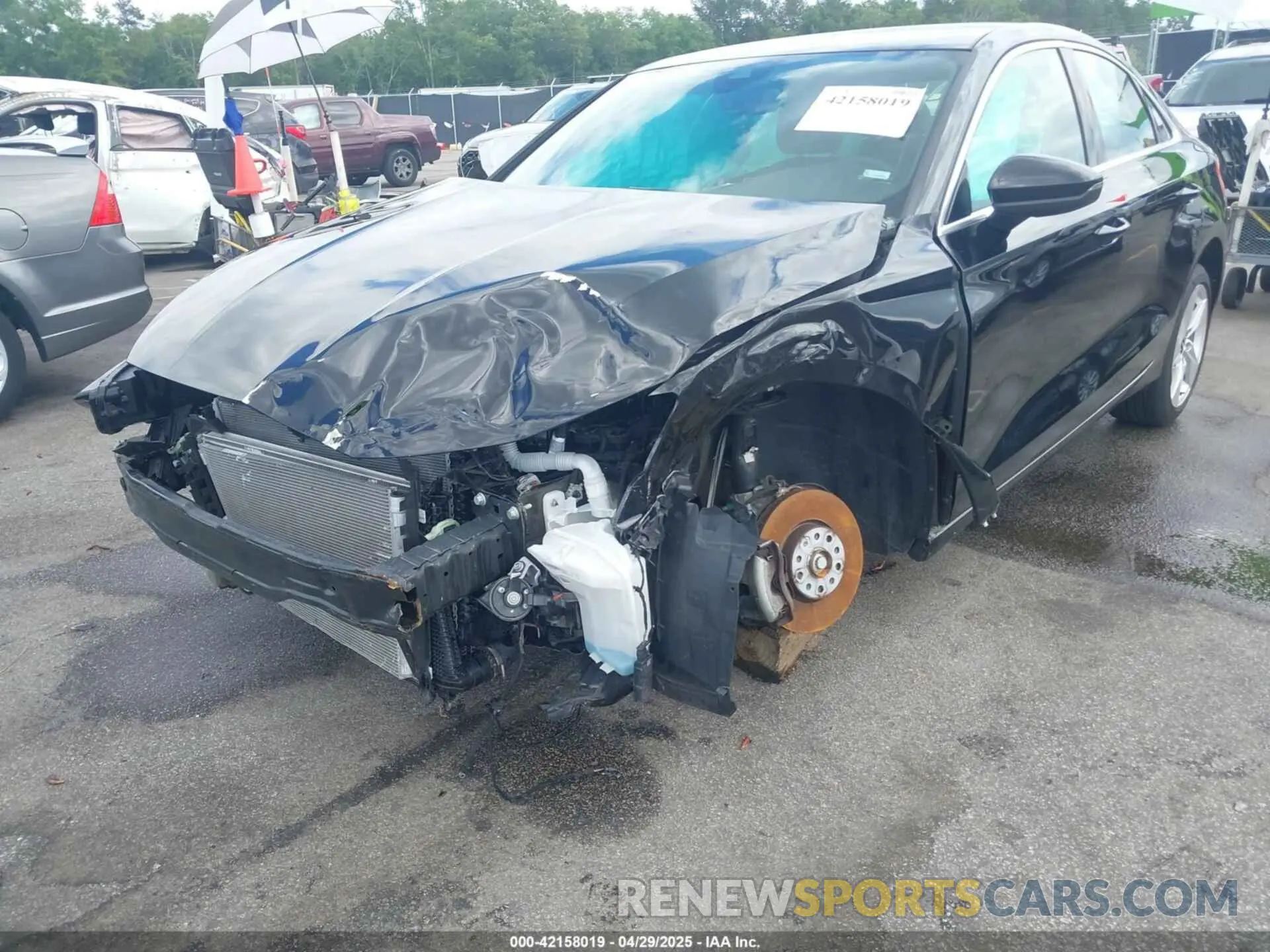 6 Photograph of a damaged car WAUAUDGY2RA102660 AUDI A3 2024