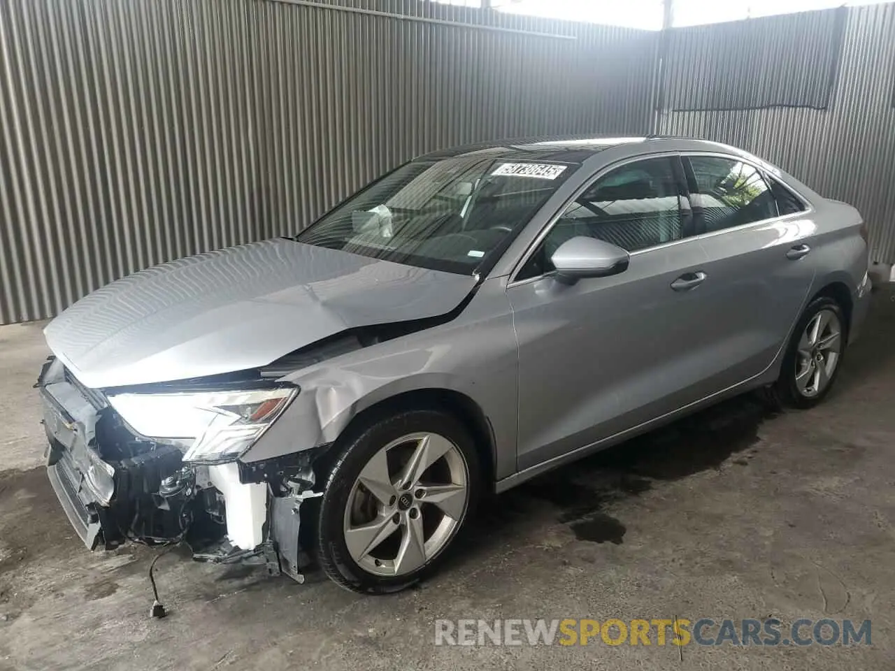1 Photograph of a damaged car WAUAUDGY2RA127557 AUDI A3 2024
