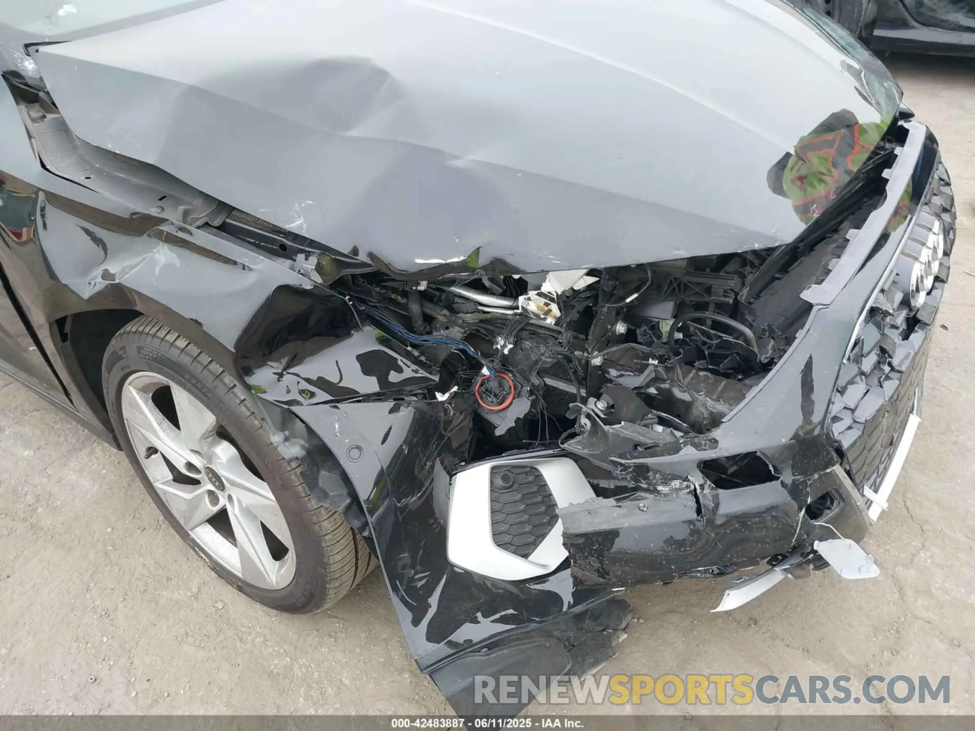 6 Photograph of a damaged car WAUAUDGY3RA041173 AUDI A3 2024
