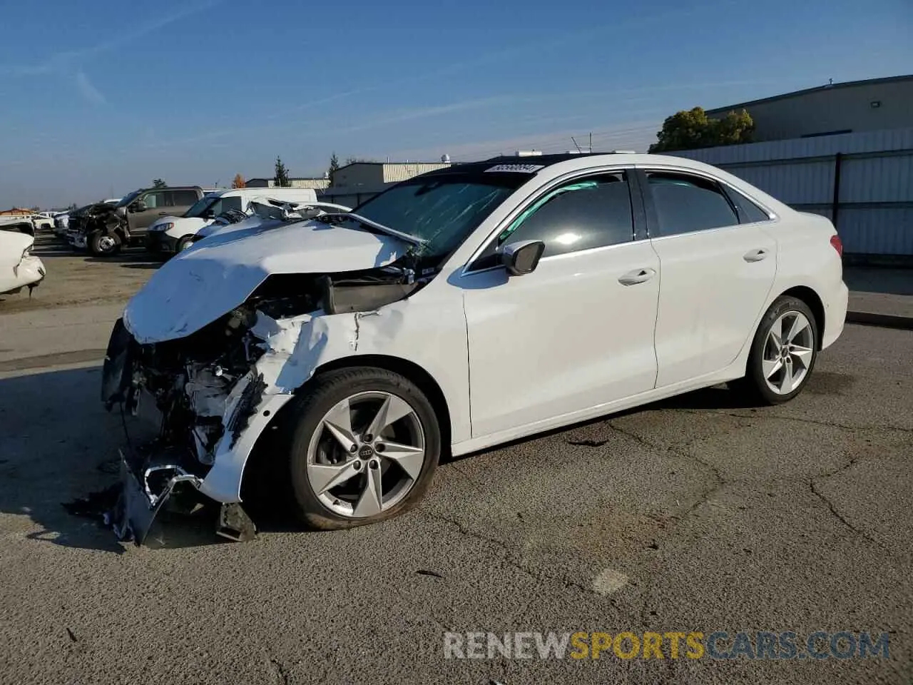 1 Photograph of a damaged car WAUAUDGY3RA053663 AUDI A3 2024