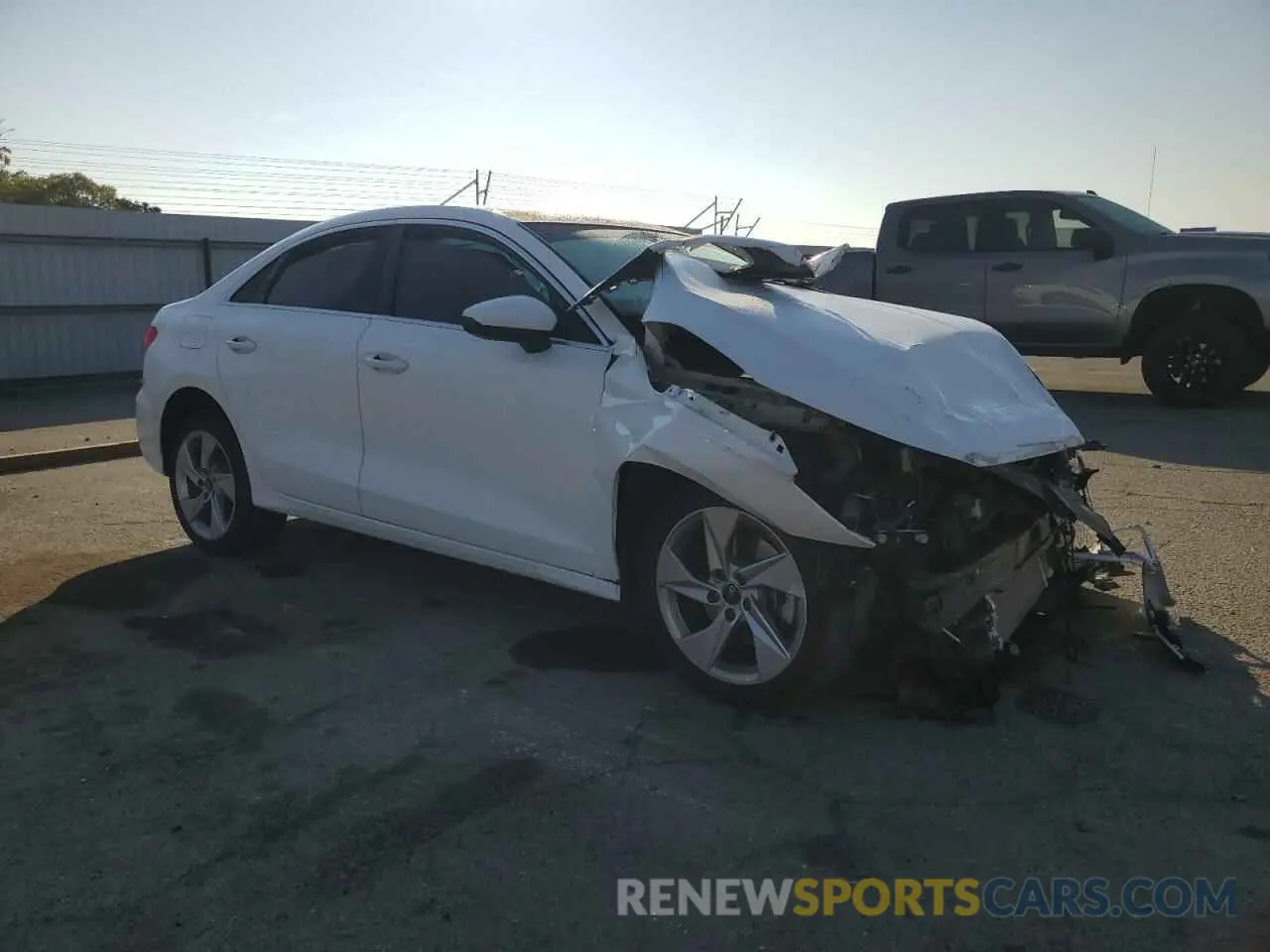 4 Photograph of a damaged car WAUAUDGY3RA053663 AUDI A3 2024