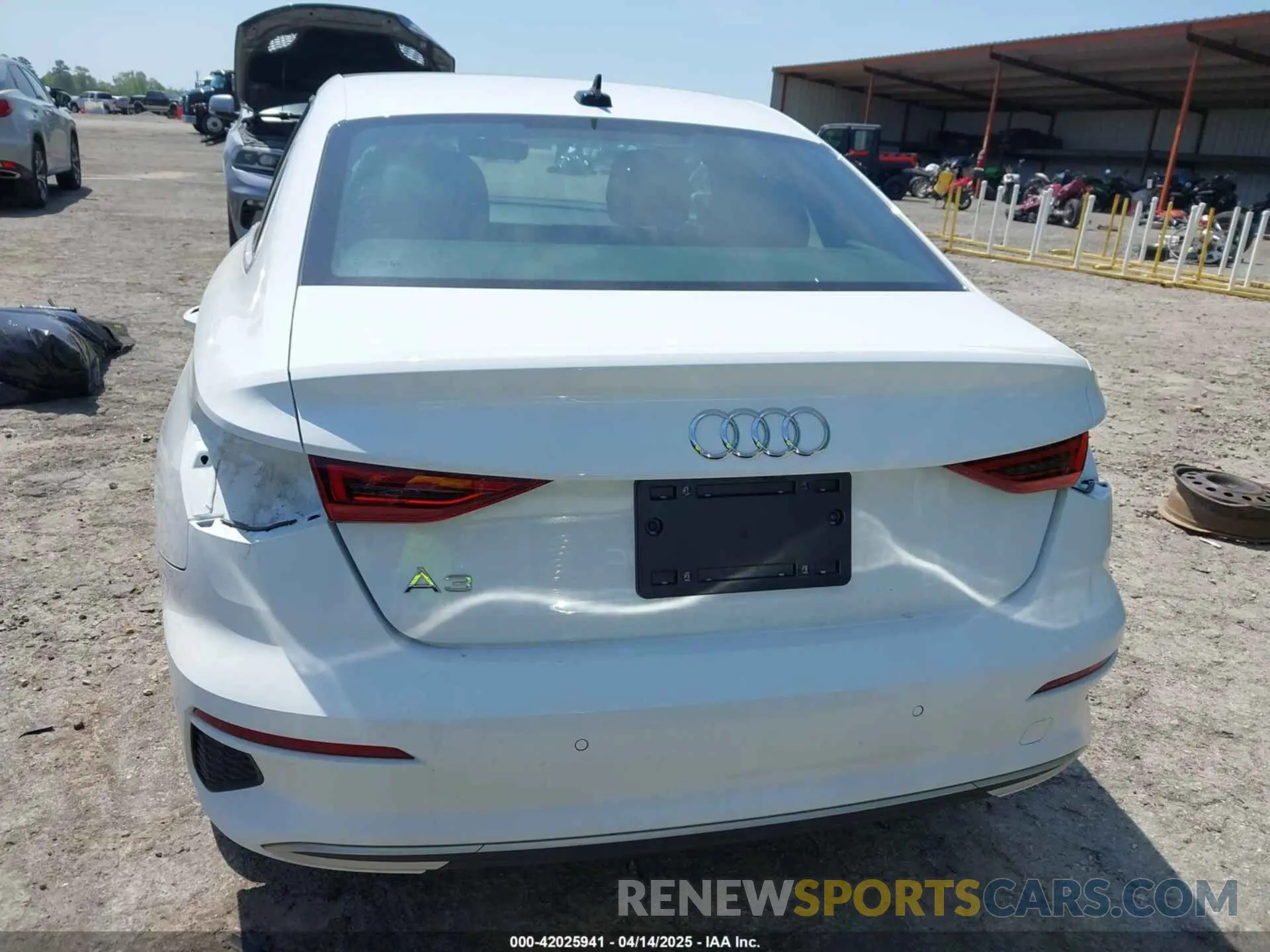 17 Photograph of a damaged car WAUAUDGY4RA011115 AUDI A3 2024