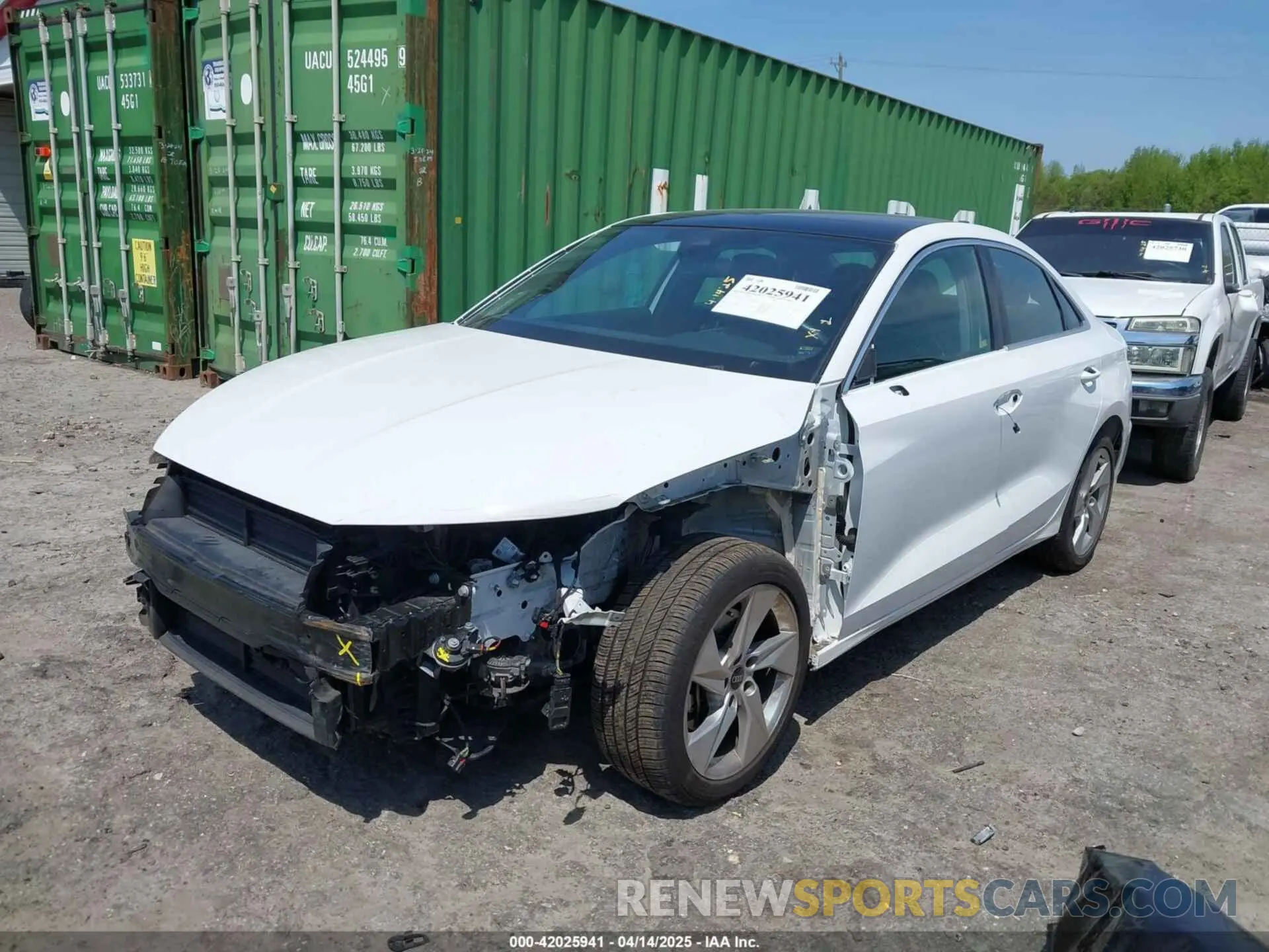 2 Photograph of a damaged car WAUAUDGY4RA011115 AUDI A3 2024