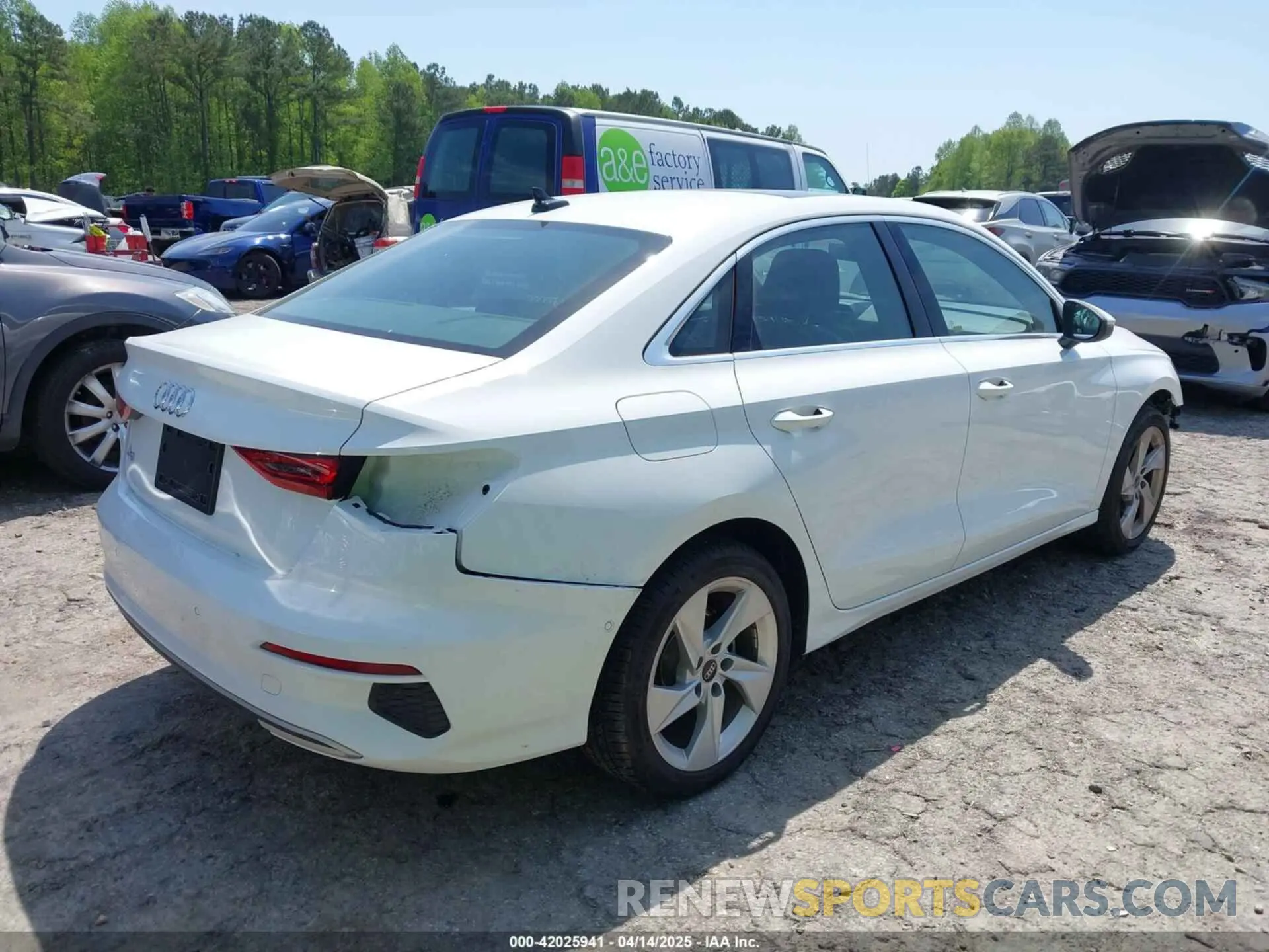 4 Photograph of a damaged car WAUAUDGY4RA011115 AUDI A3 2024
