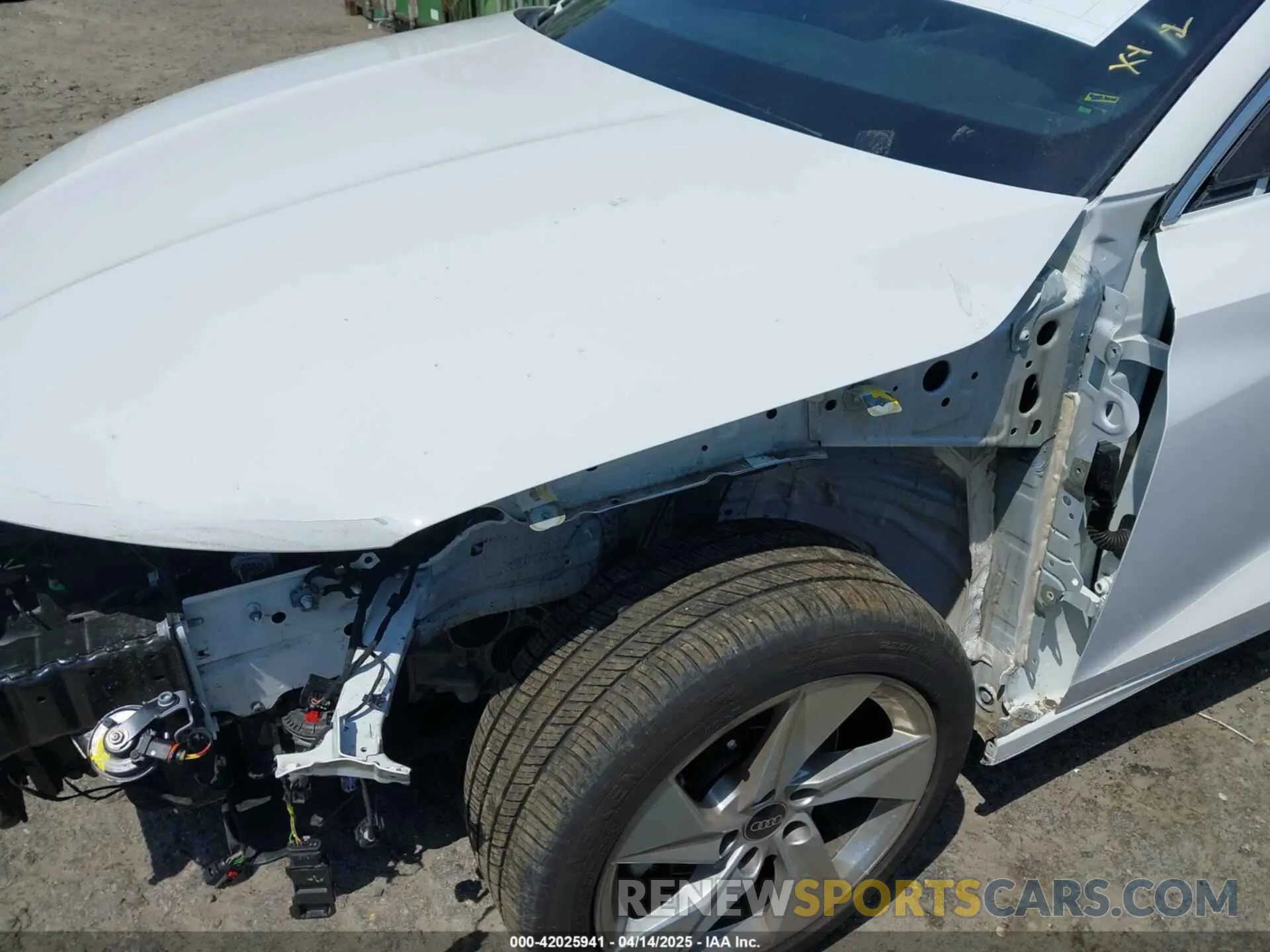 6 Photograph of a damaged car WAUAUDGY4RA011115 AUDI A3 2024