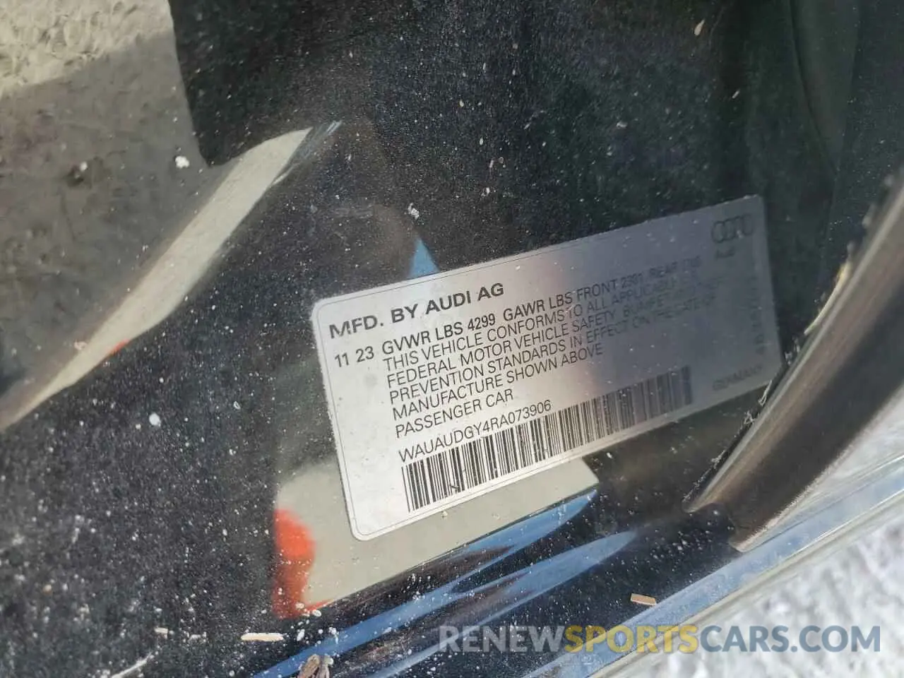 12 Photograph of a damaged car WAUAUDGY4RA073906 AUDI A3 2024
