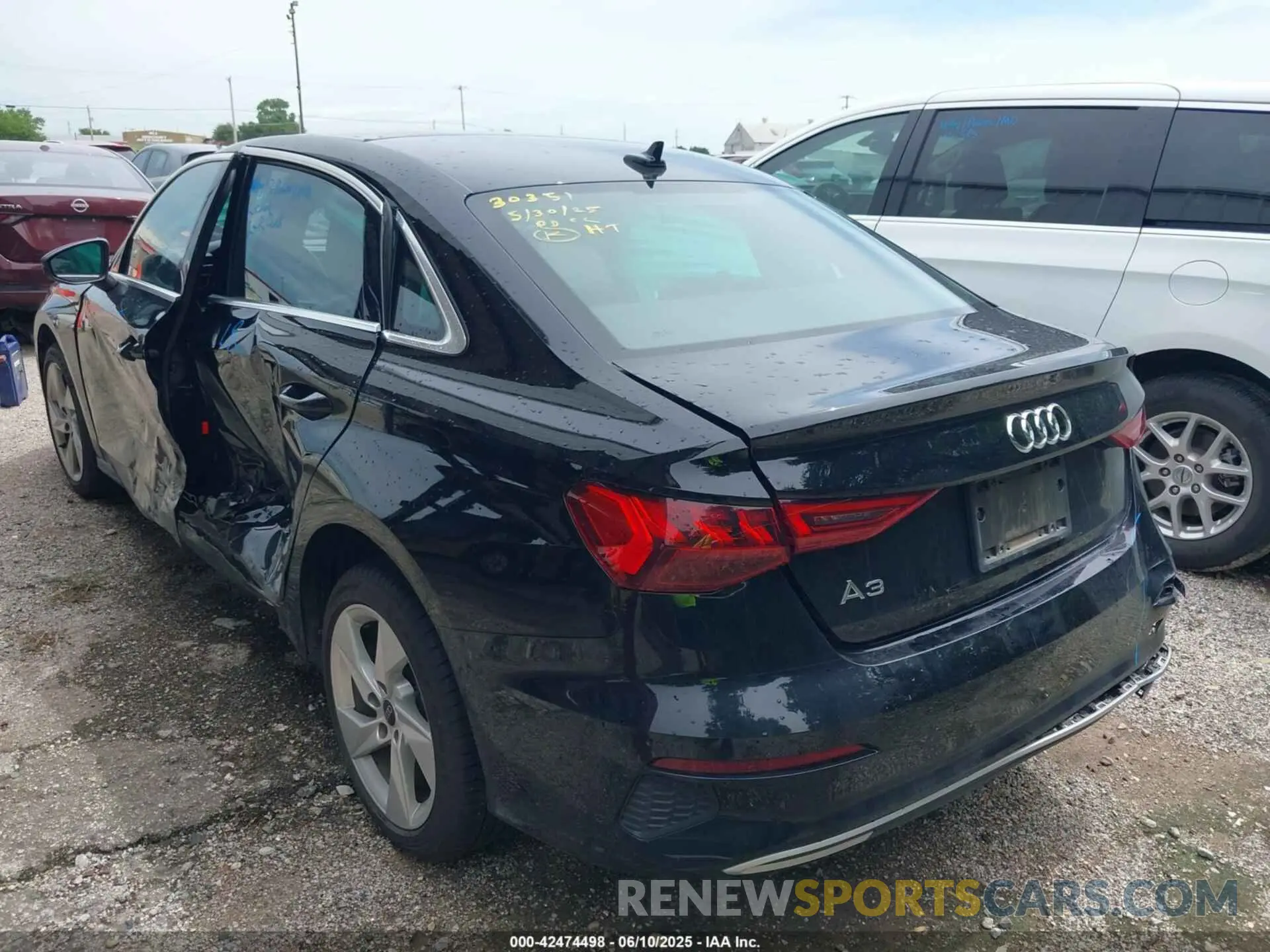 3 Photograph of a damaged car WAUAUDGY4RA101056 AUDI A3 2024