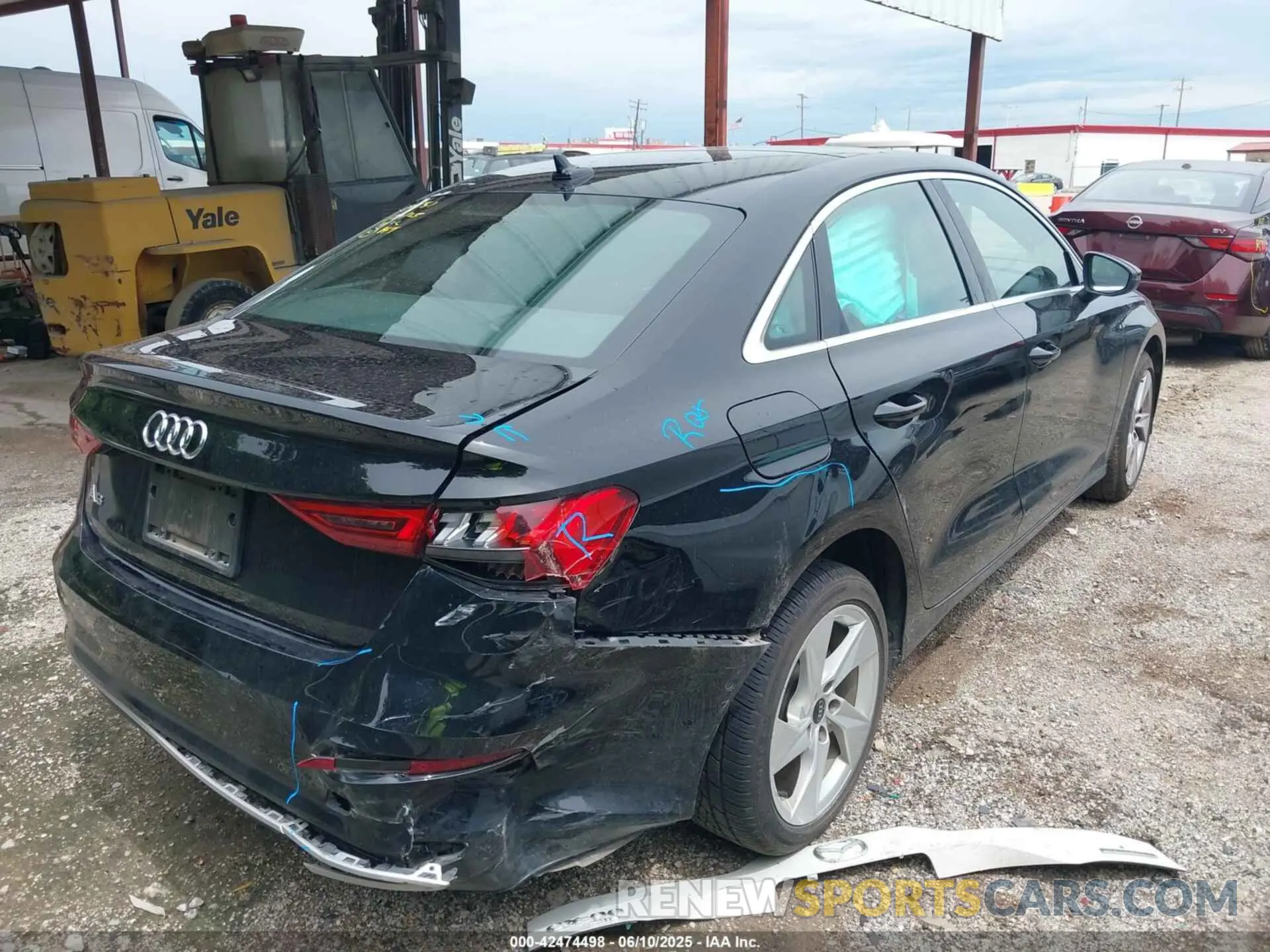 4 Photograph of a damaged car WAUAUDGY4RA101056 AUDI A3 2024