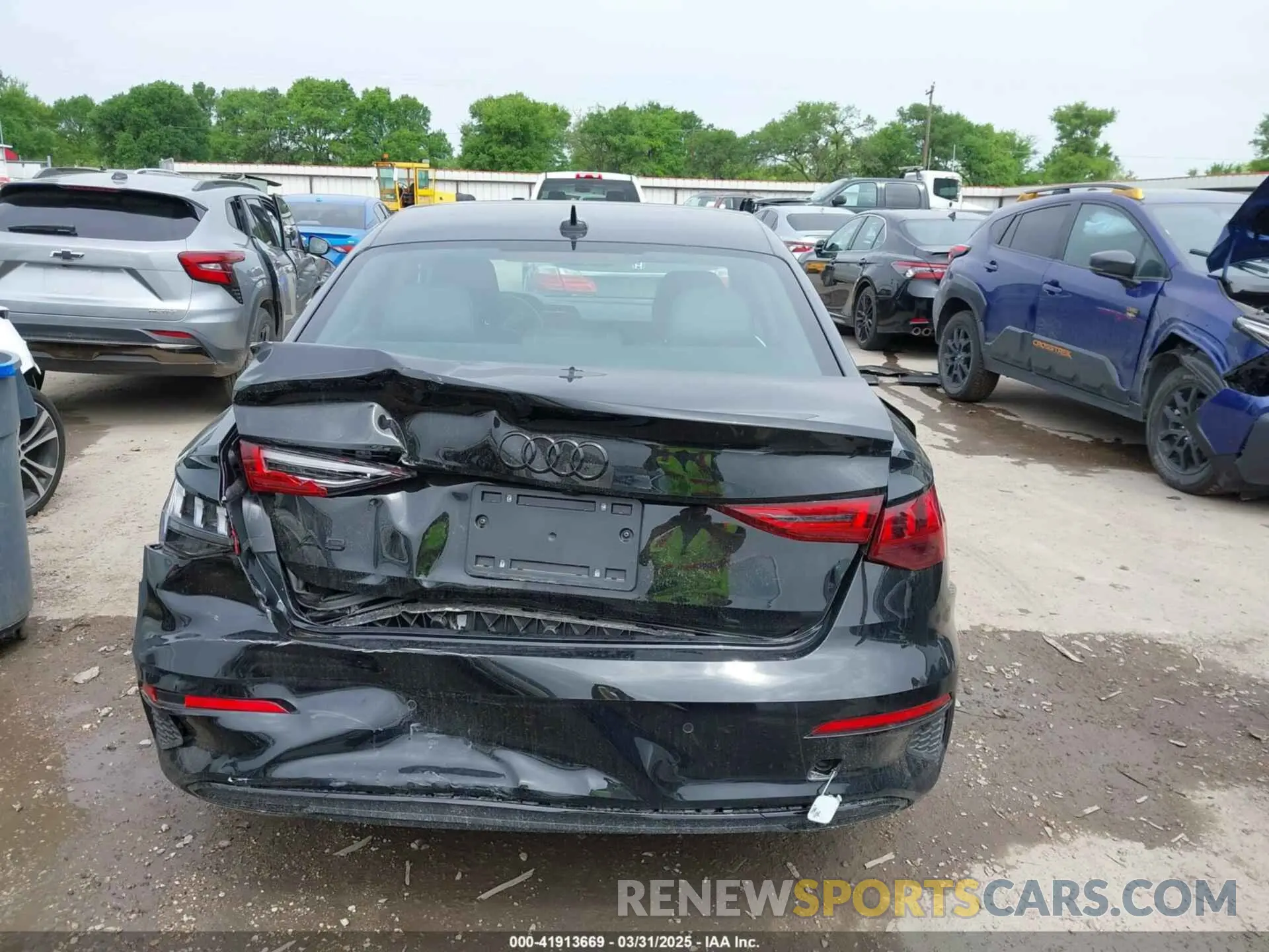 17 Photograph of a damaged car WAUAUDGY4RA137345 AUDI A3 2024