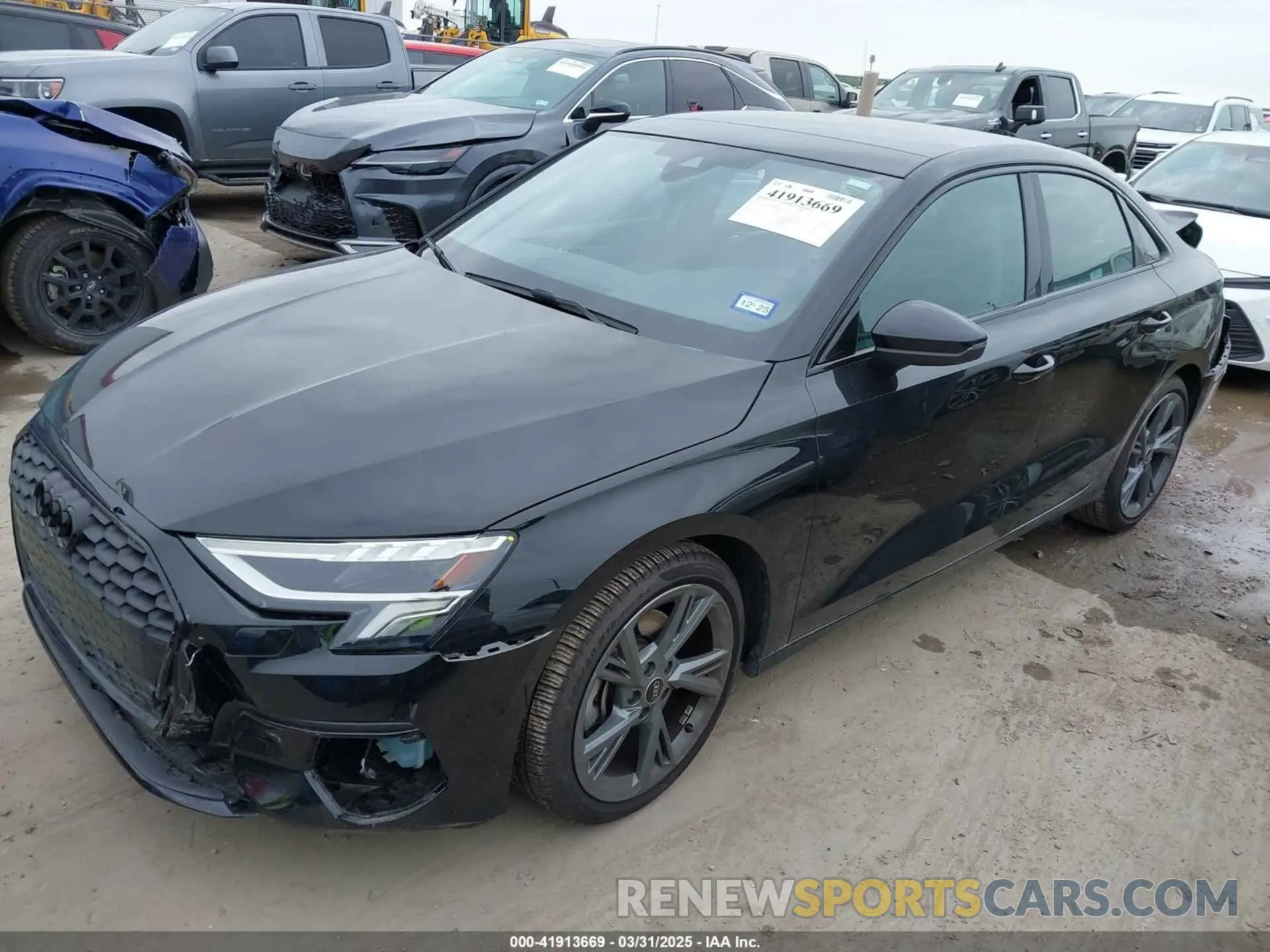 2 Photograph of a damaged car WAUAUDGY4RA137345 AUDI A3 2024