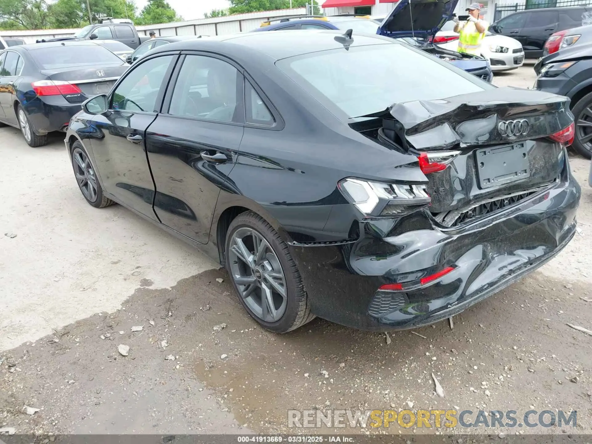 3 Photograph of a damaged car WAUAUDGY4RA137345 AUDI A3 2024