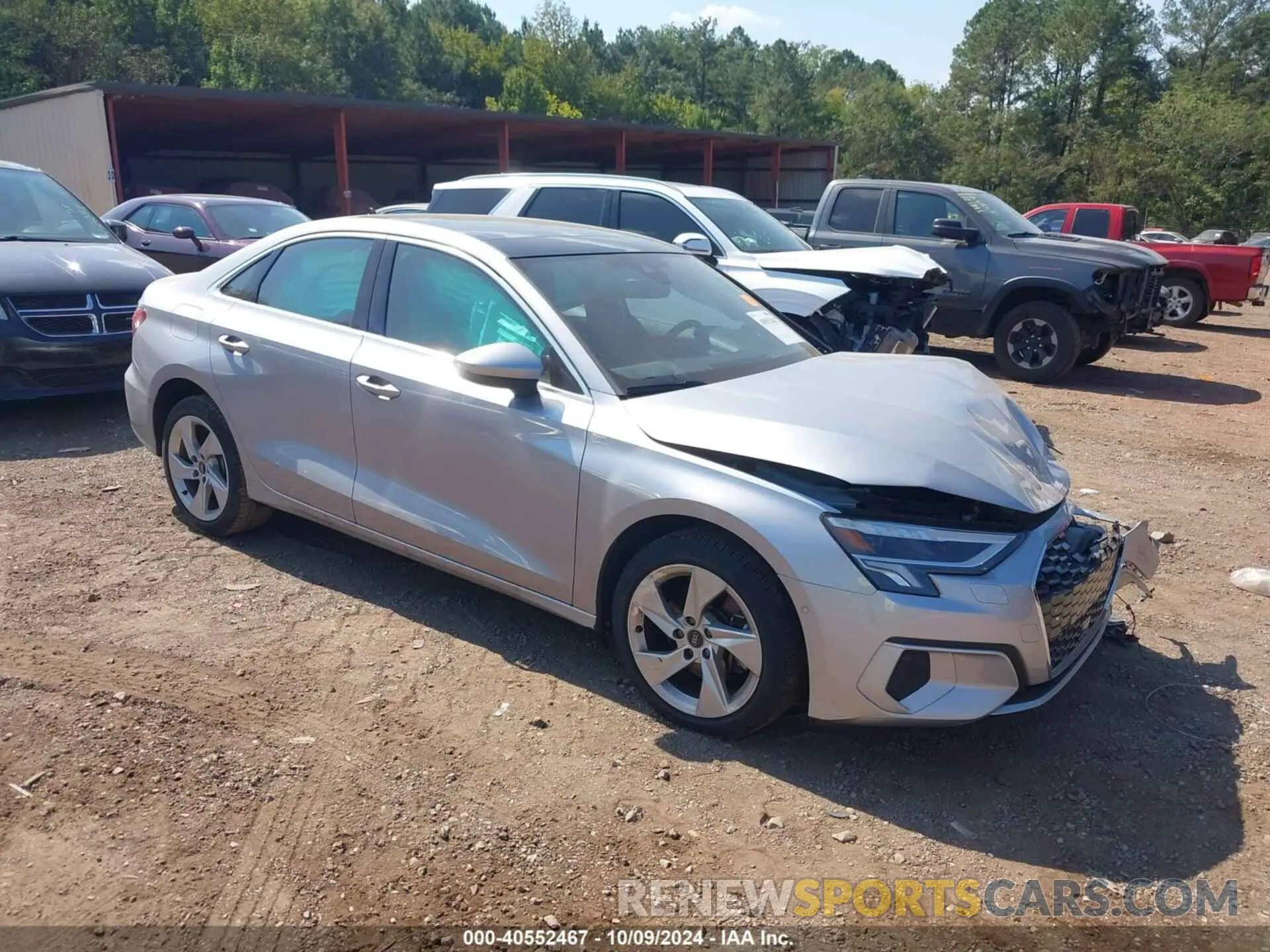 1 Photograph of a damaged car WAUAUDGY5RA073400 AUDI A3 2024