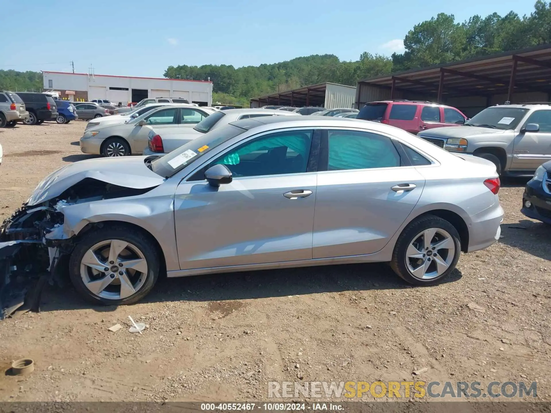 14 Photograph of a damaged car WAUAUDGY5RA073400 AUDI A3 2024