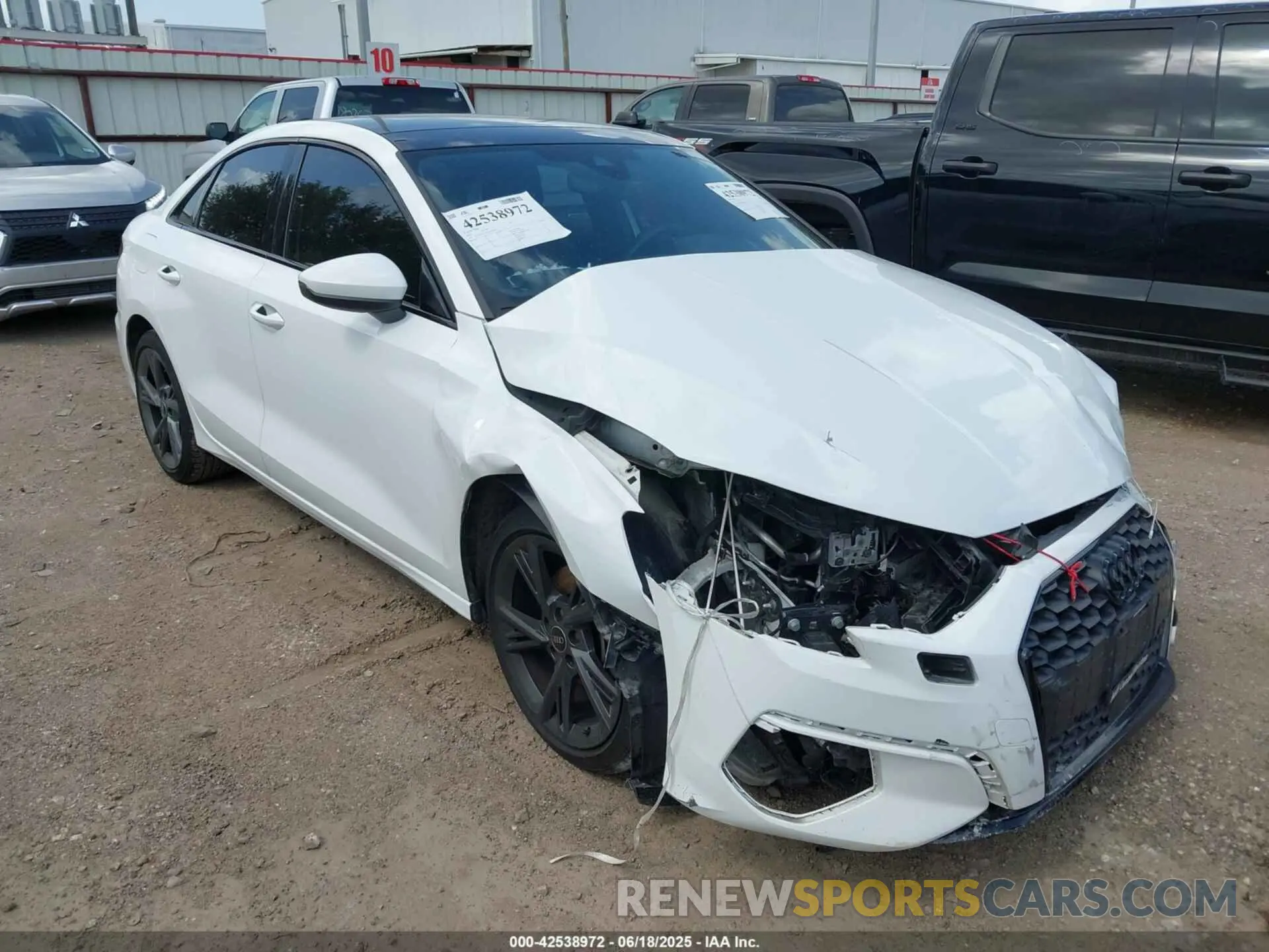 1 Photograph of a damaged car WAUAUDGY7RA074127 AUDI A3 2024
