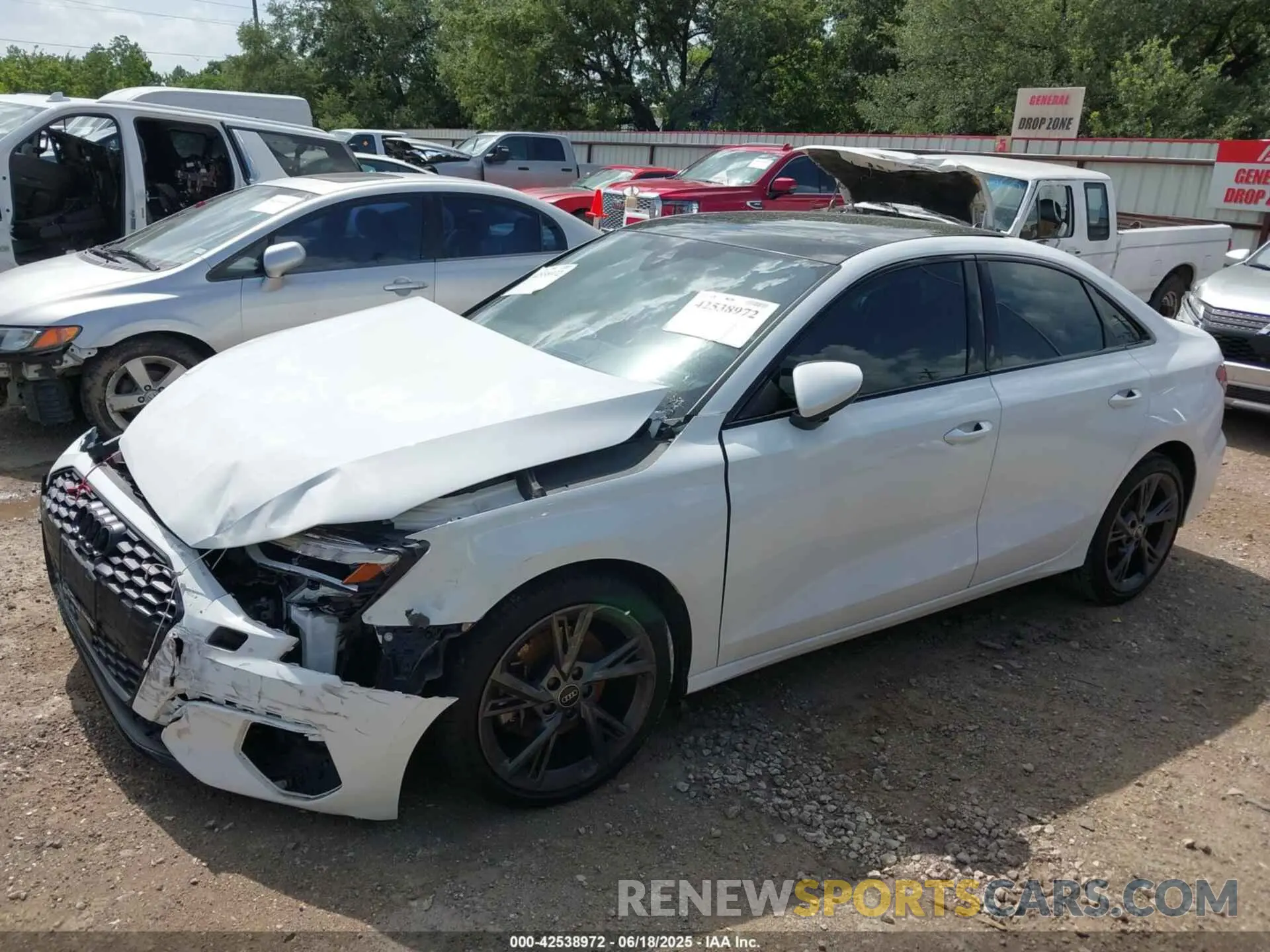 15 Photograph of a damaged car WAUAUDGY7RA074127 AUDI A3 2024