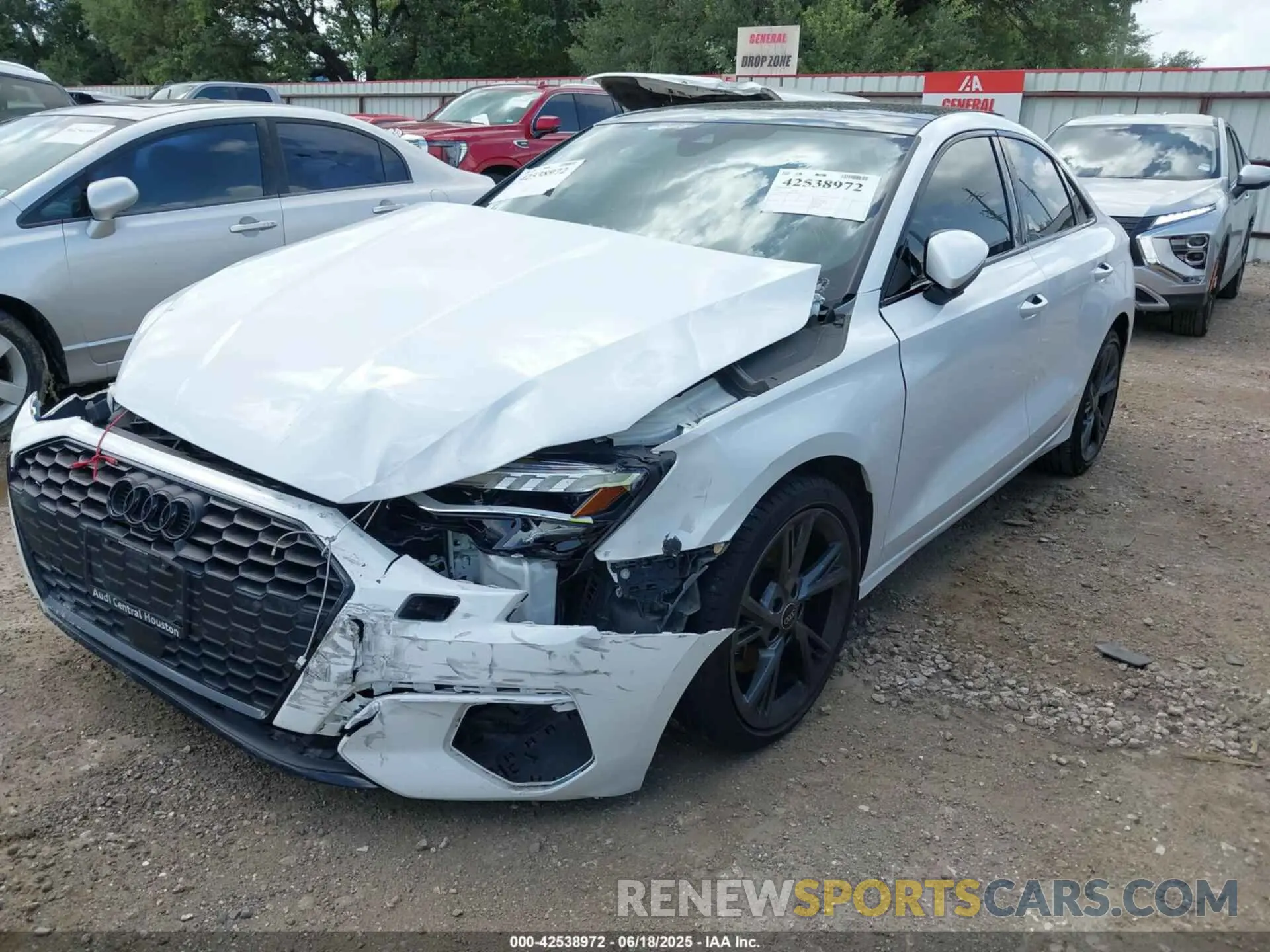2 Photograph of a damaged car WAUAUDGY7RA074127 AUDI A3 2024