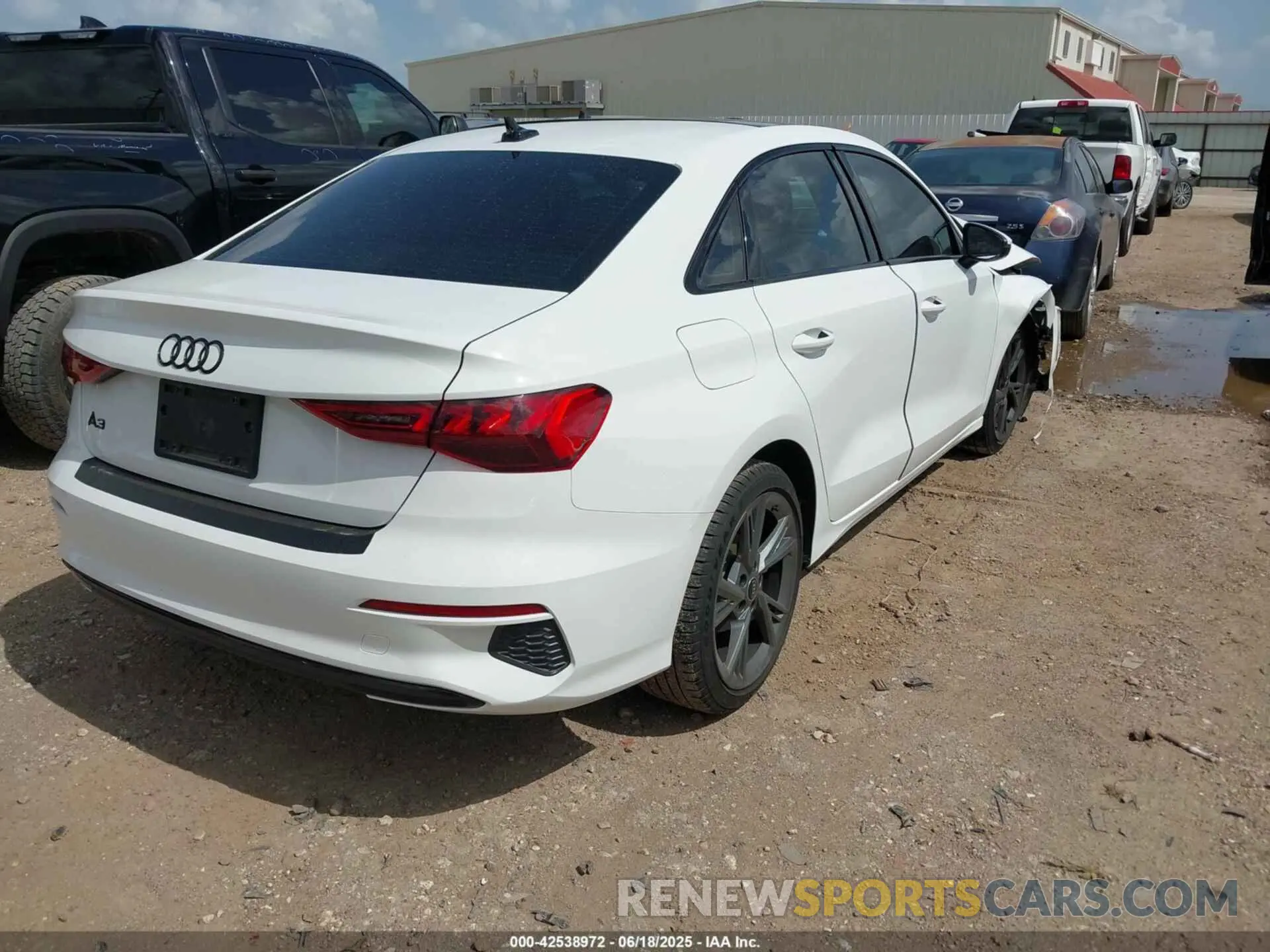 4 Photograph of a damaged car WAUAUDGY7RA074127 AUDI A3 2024