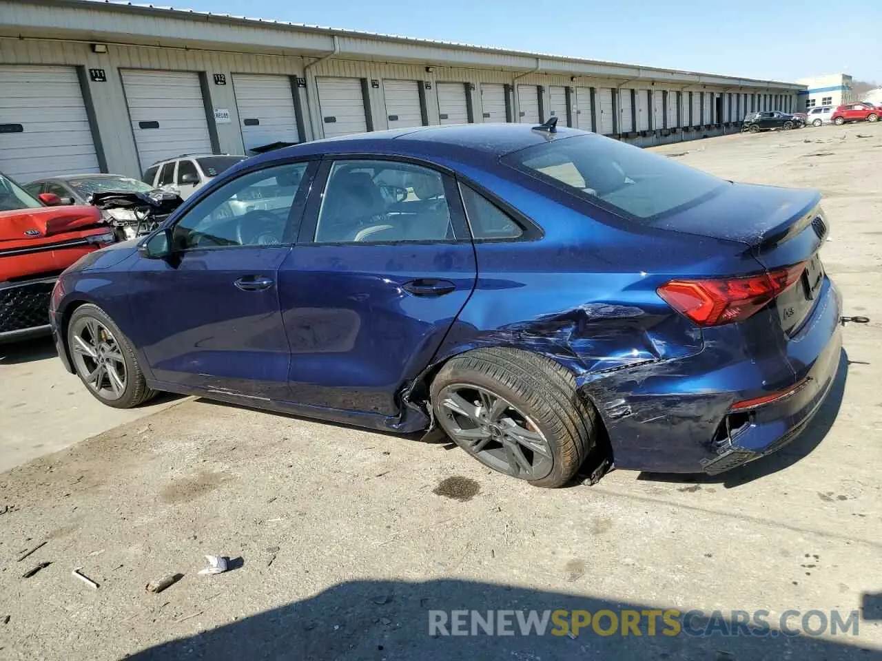 2 Photograph of a damaged car WAUBUDGY1RA136142 AUDI A3 2024