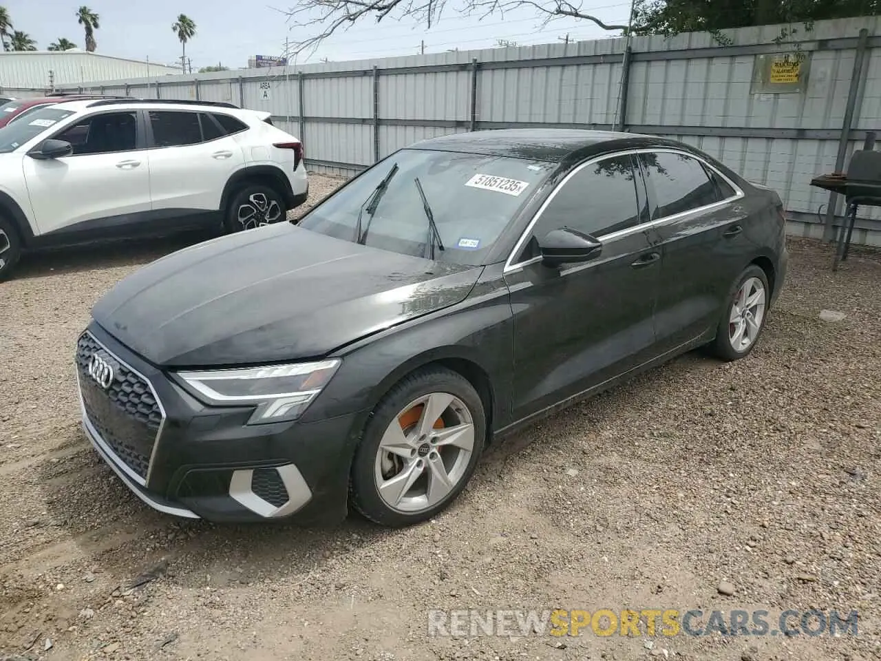 1 Photograph of a damaged car WAUGUDGY3RA079089 AUDI A3 2024