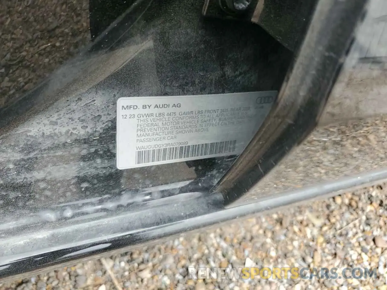 14 Photograph of a damaged car WAUGUDGY3RA079089 AUDI A3 2024