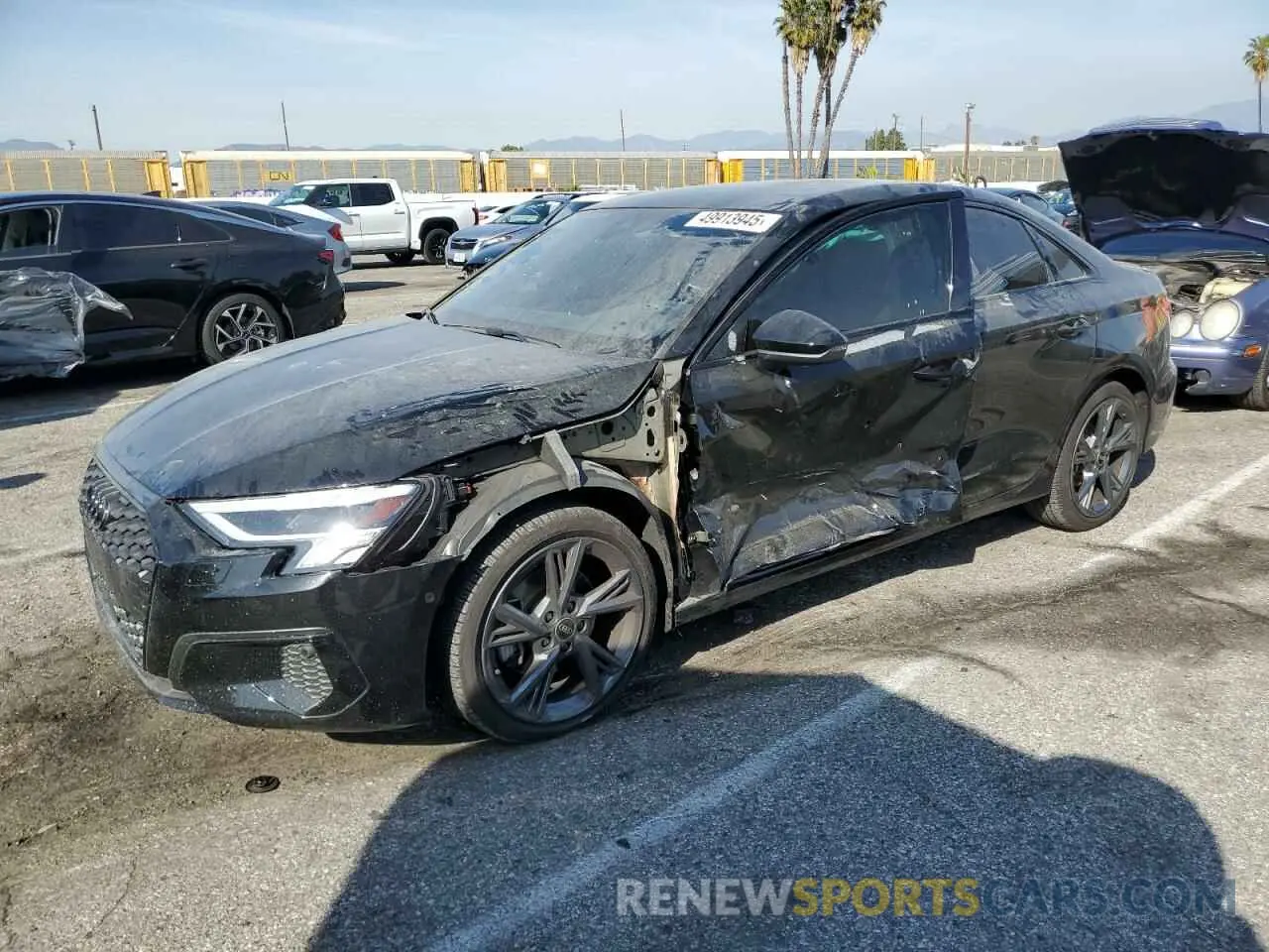 1 Photograph of a damaged car WAUGUDGY9RA042466 AUDI A3 2024