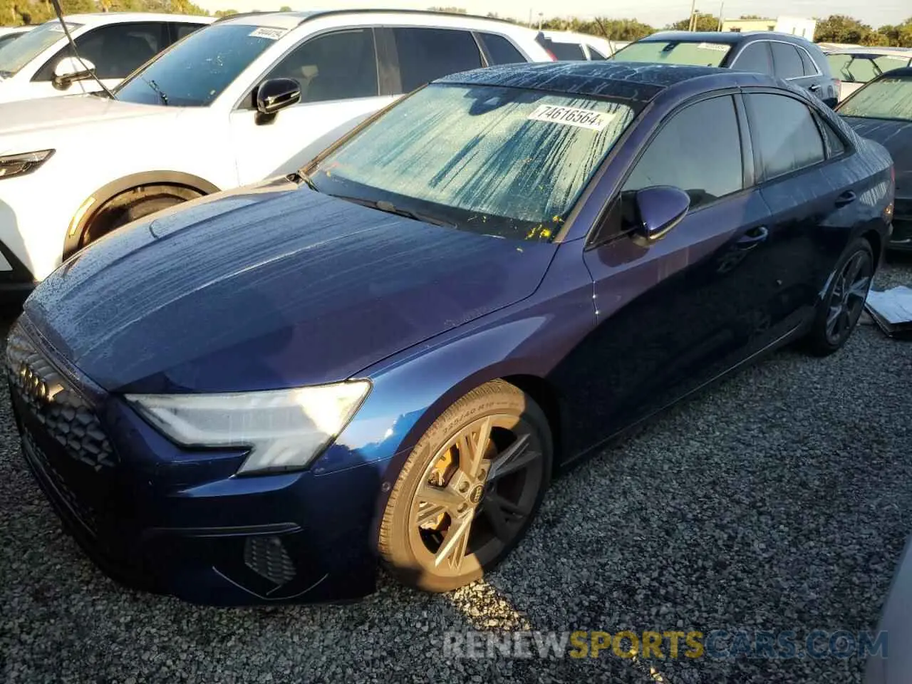 1 Photograph of a damaged car WAUHUDGY2RA018689 AUDI A3 2024
