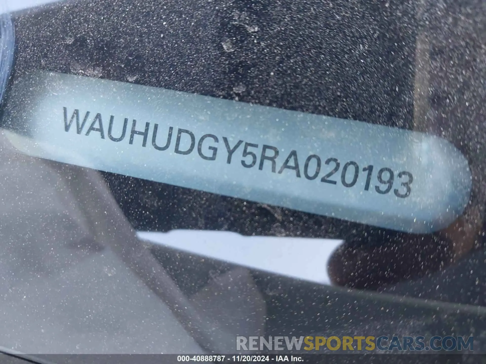 17 Photograph of a damaged car WAUHUDGY5RA020193 AUDI A3 2024