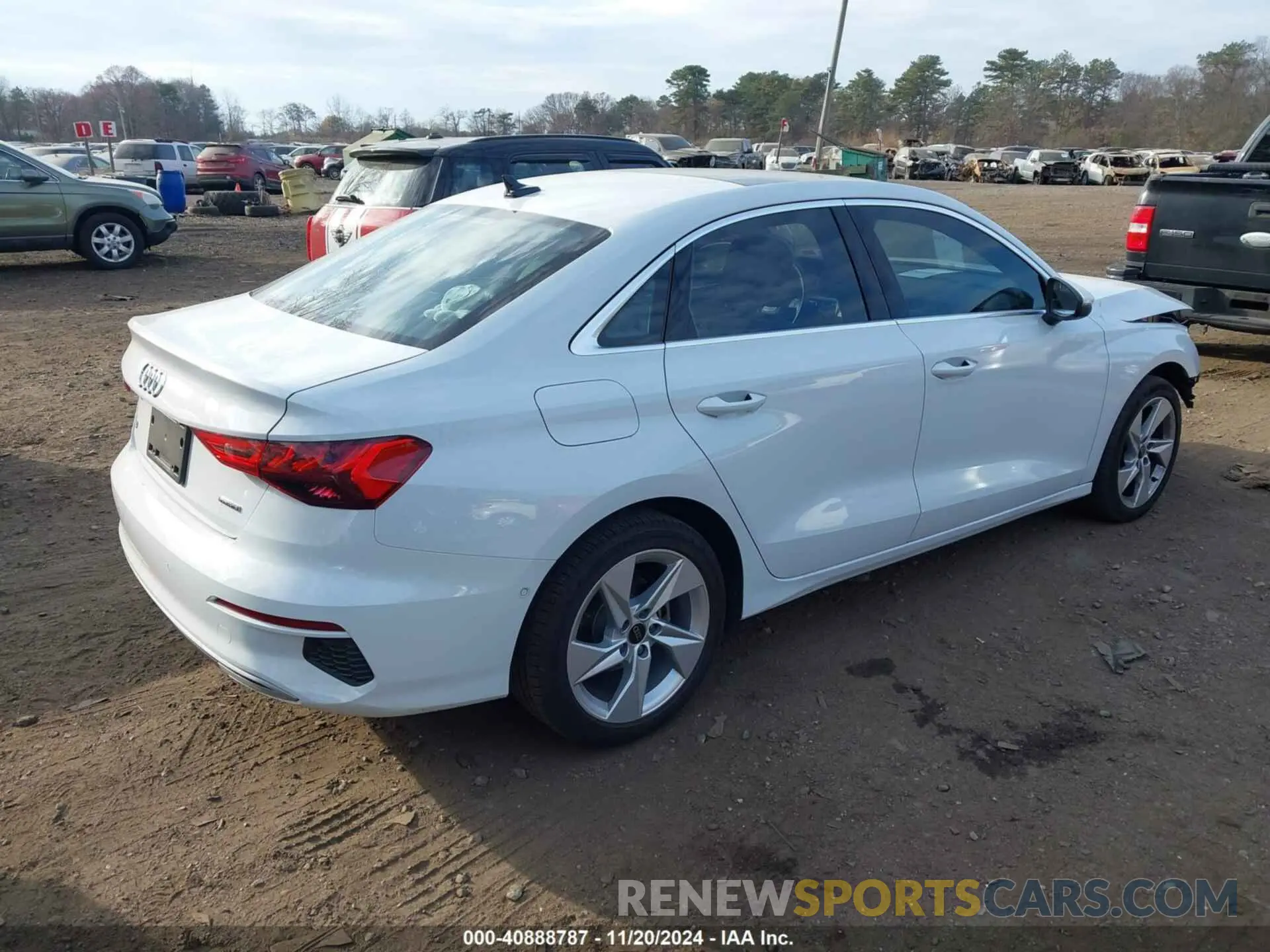 4 Photograph of a damaged car WAUHUDGY5RA020193 AUDI A3 2024