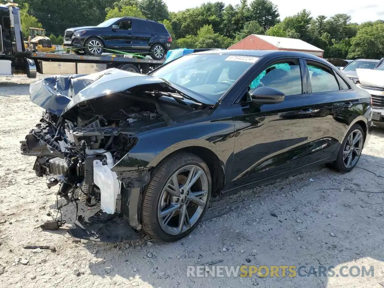 1 Photograph of a damaged car WAUHUDGY7RA017442 AUDI A3 2024