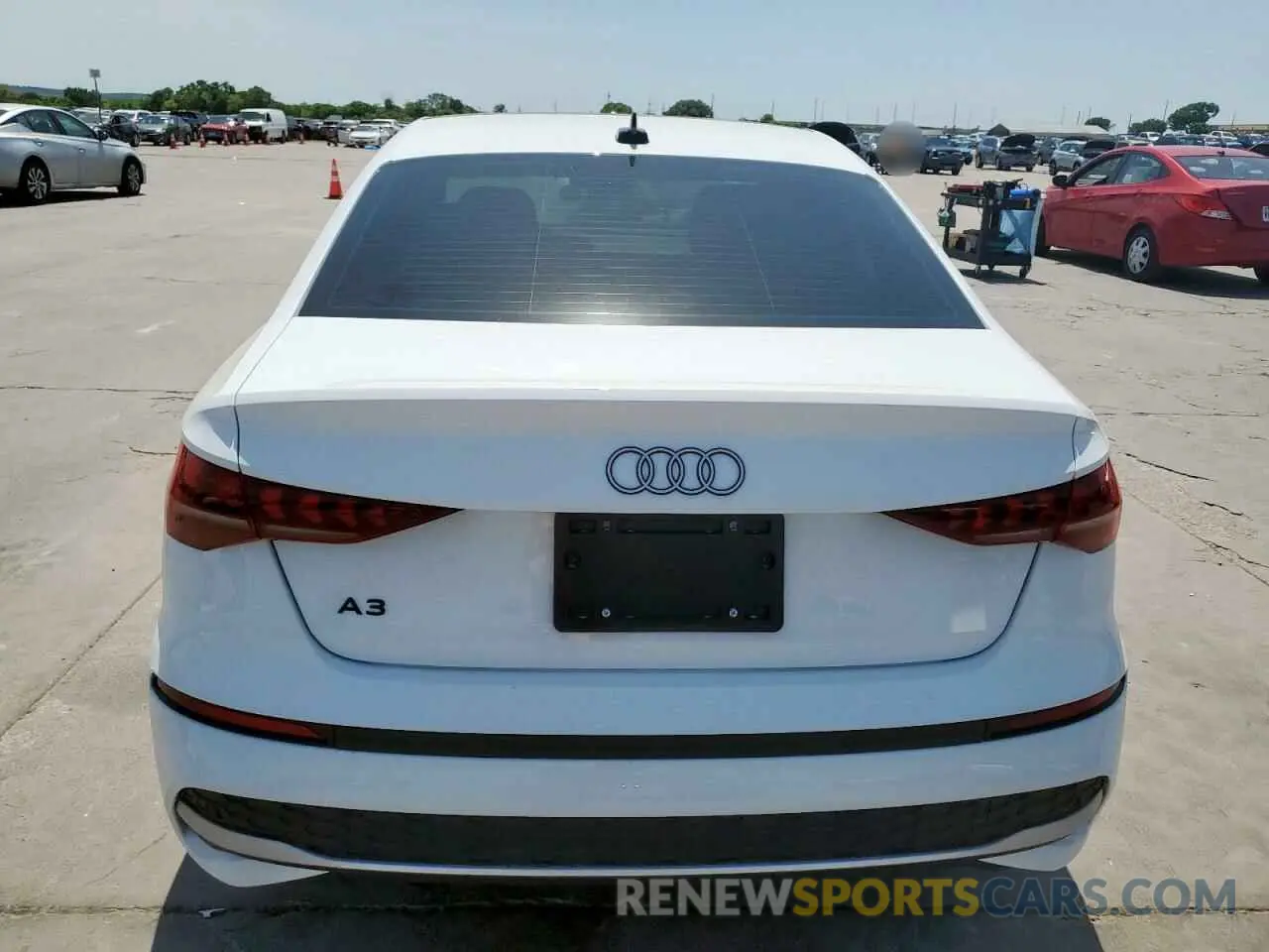 6 Photograph of a damaged car WAUGUDGY5SA045662 AUDI A3 2025
