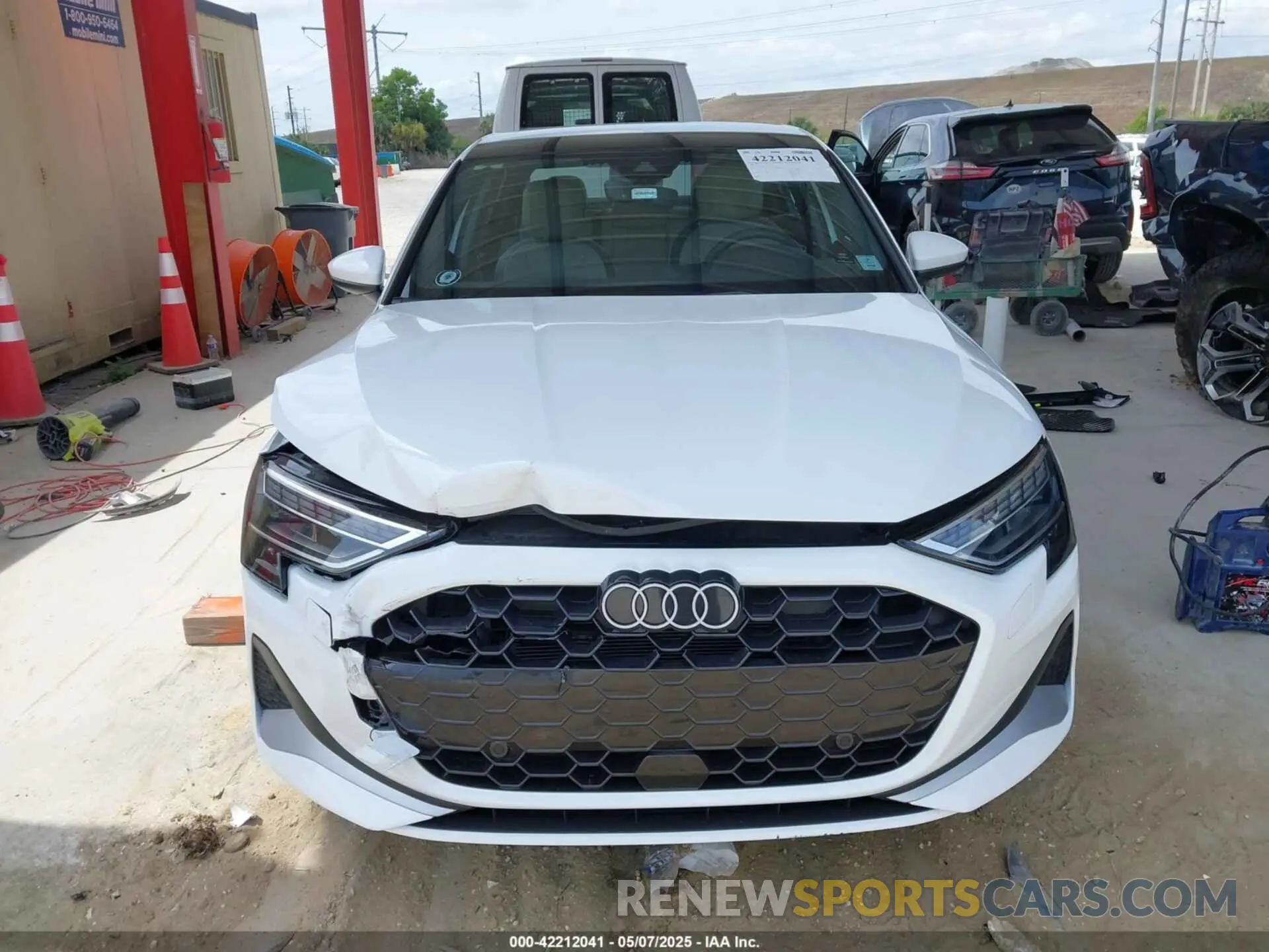 12 Photograph of a damaged car WAUGUDGY6SA039790 AUDI A3 2025