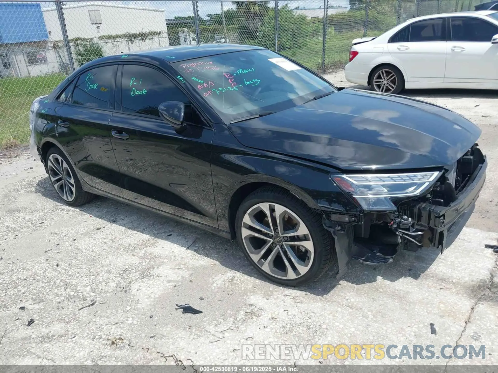 1 Photograph of a damaged car WAUHUDGY1SA068635 AUDI A3 2025