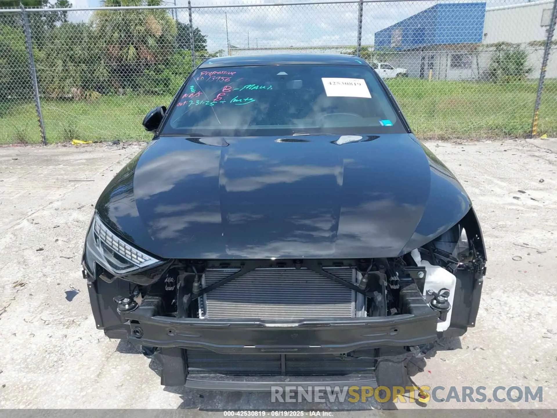 13 Photograph of a damaged car WAUHUDGY1SA068635 AUDI A3 2025
