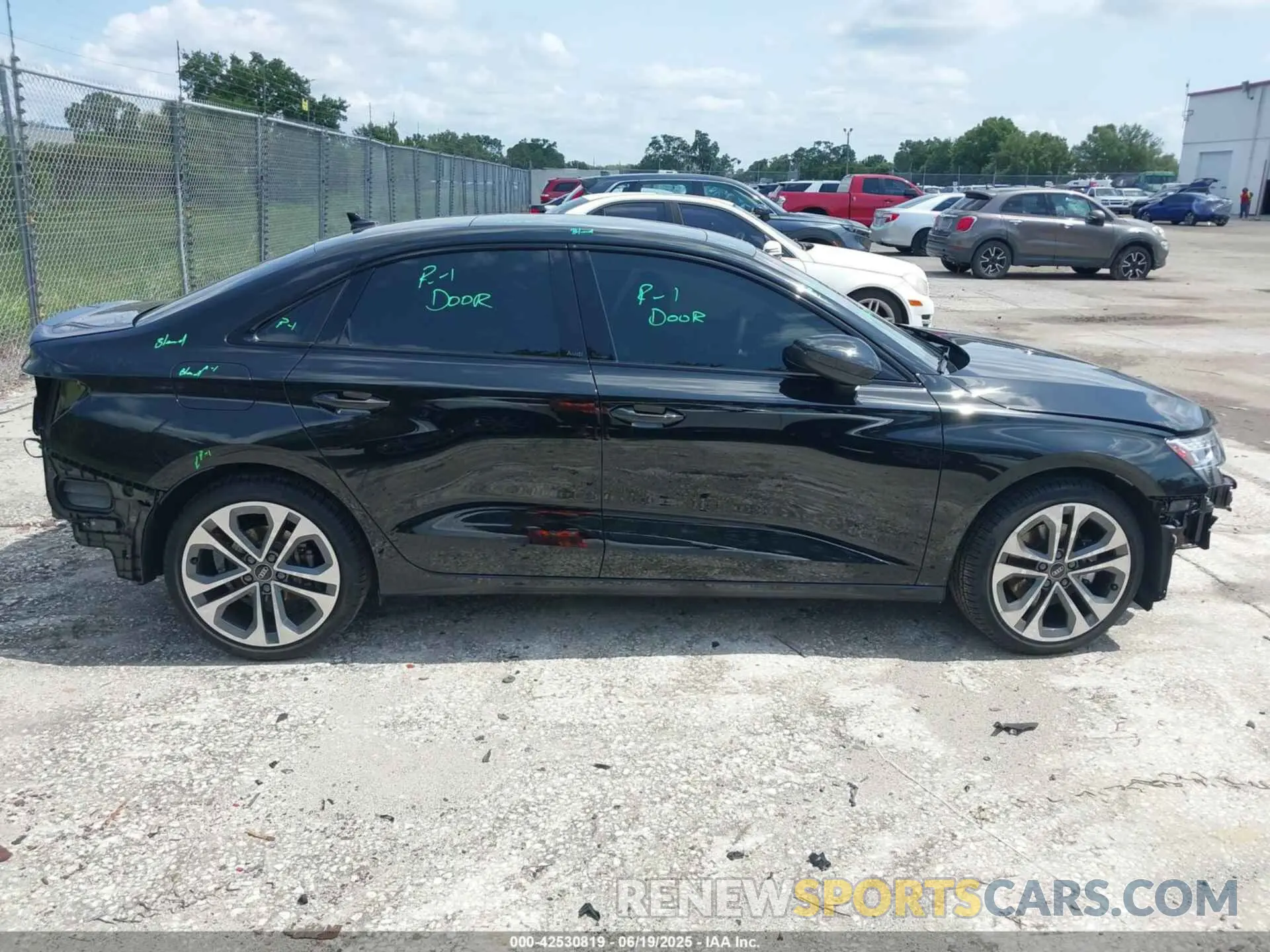 14 Photograph of a damaged car WAUHUDGY1SA068635 AUDI A3 2025