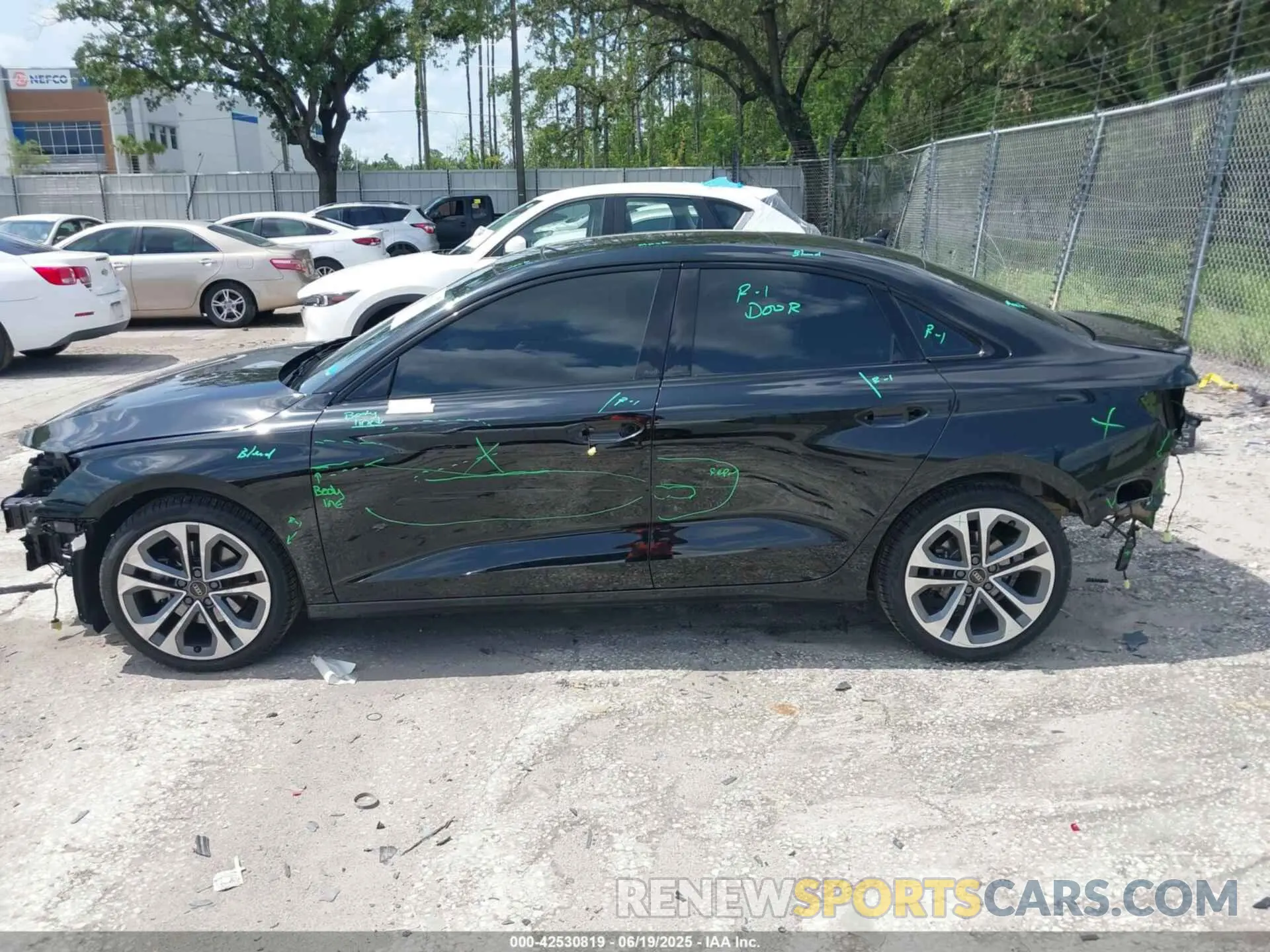 15 Photograph of a damaged car WAUHUDGY1SA068635 AUDI A3 2025