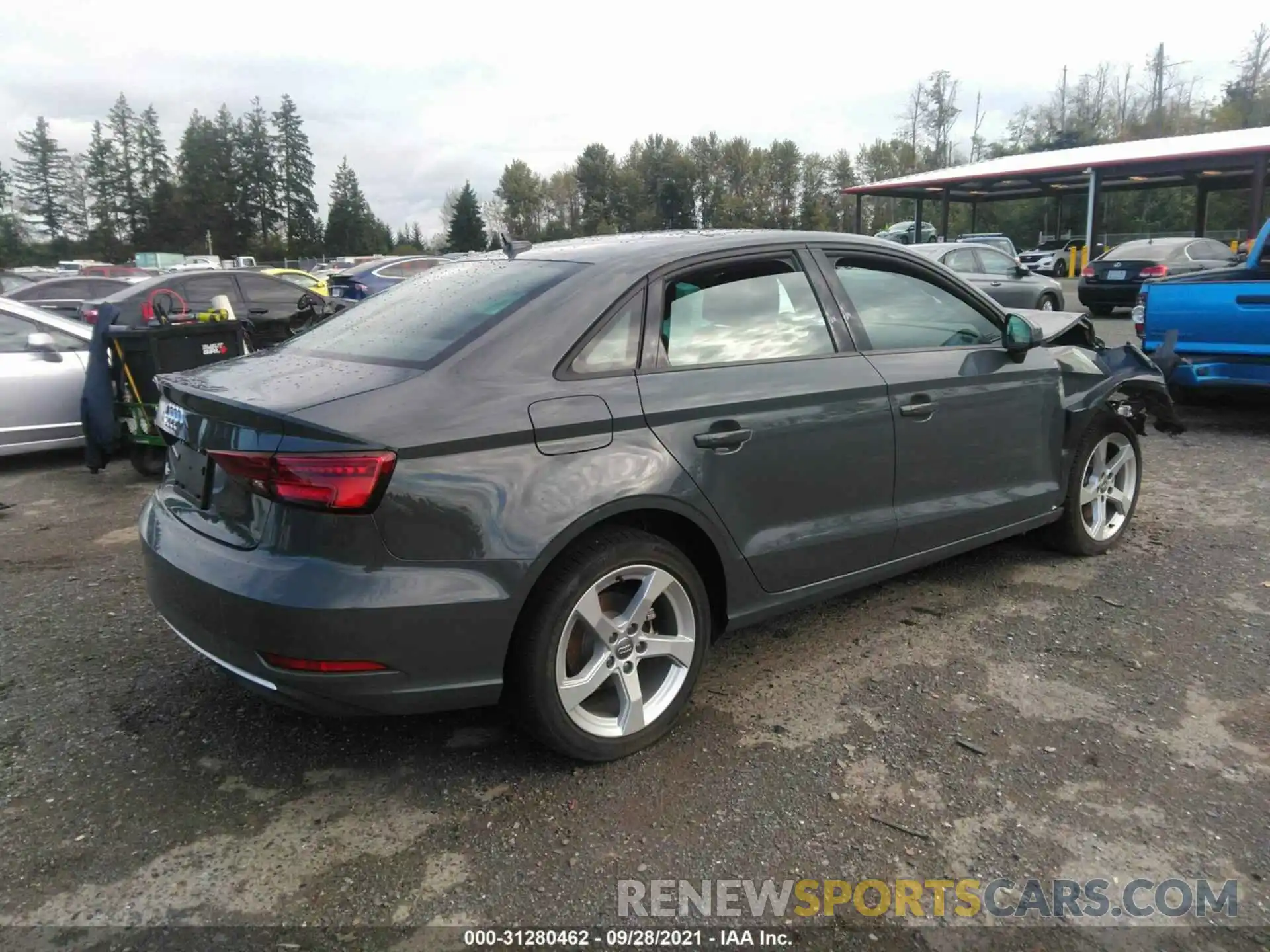 4 Photograph of a damaged car WAUAUGFF0K1025584 AUDI A3 SEDAN 2019