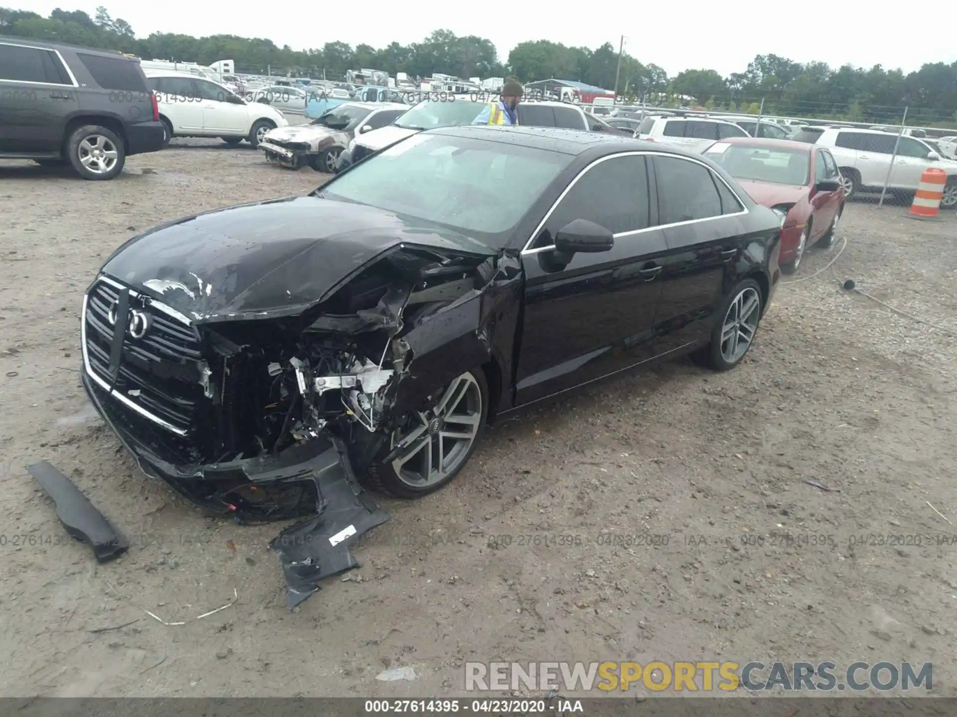 2 Photograph of a damaged car WAUAUGFF2K1012089 AUDI A3 SEDAN 2019