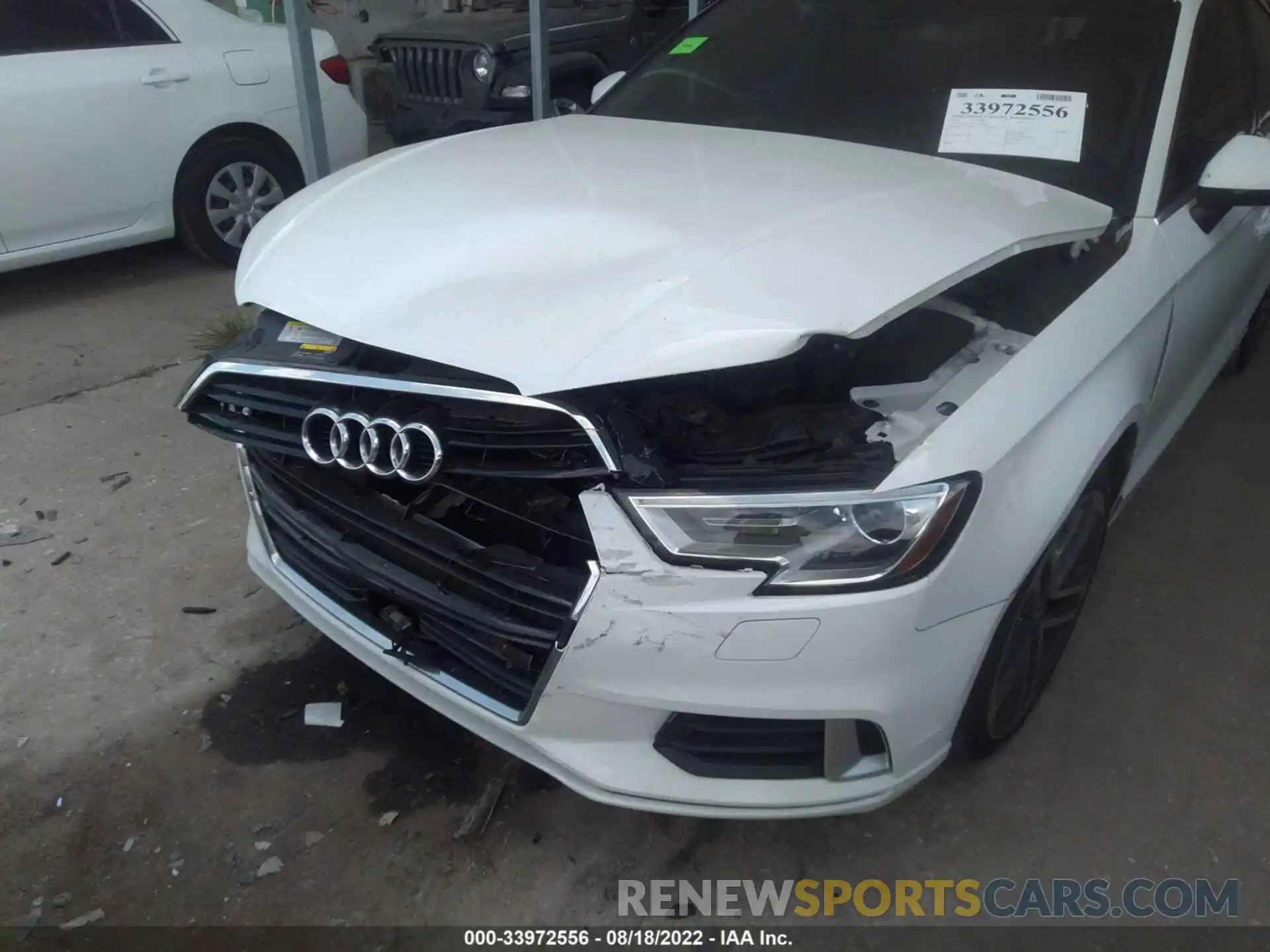 6 Photograph of a damaged car WAUAUGFF2K1015638 AUDI A3 SEDAN 2019