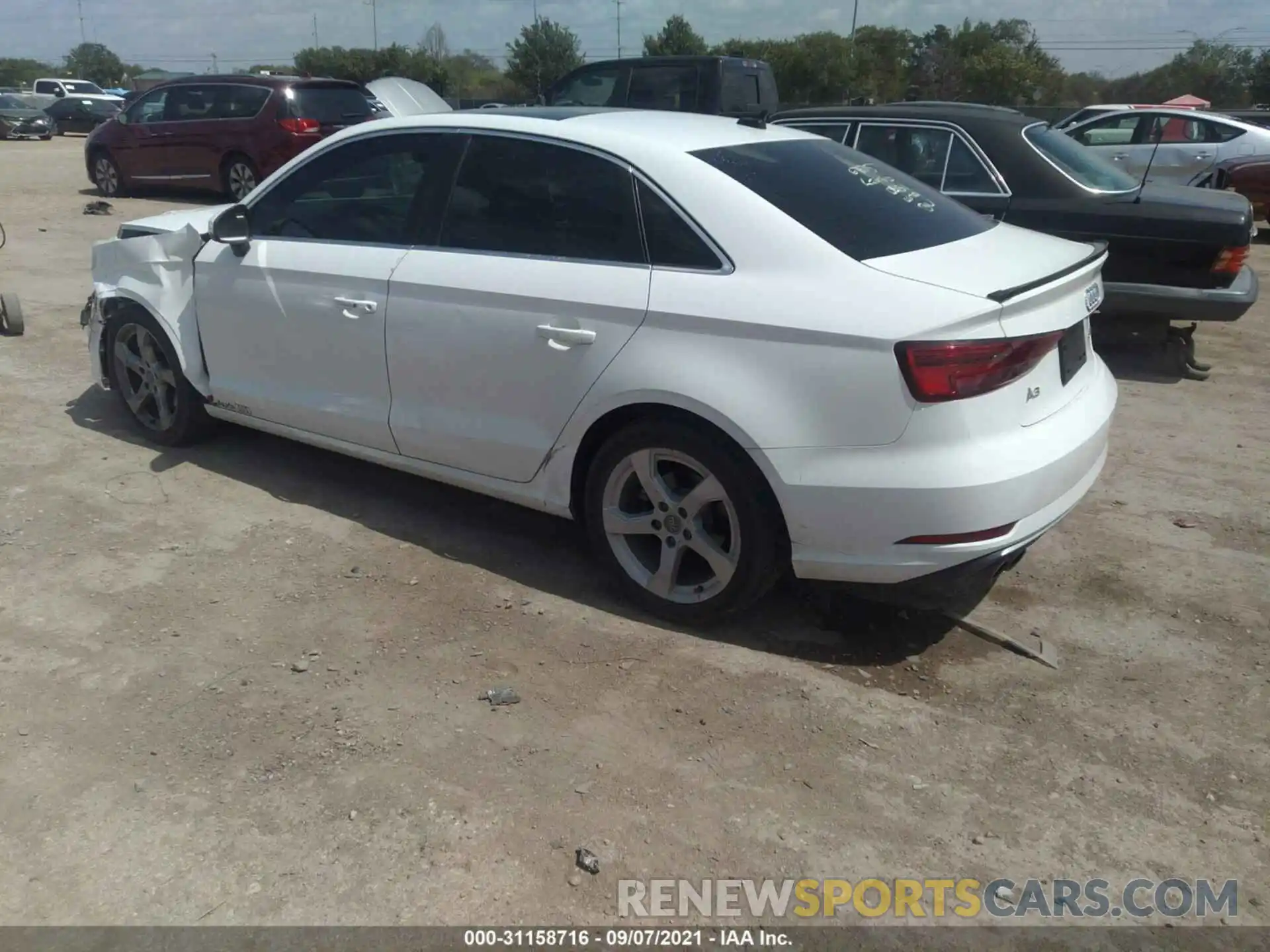 3 Photograph of a damaged car WAUAUGFF2K1022458 AUDI A3 SEDAN 2019