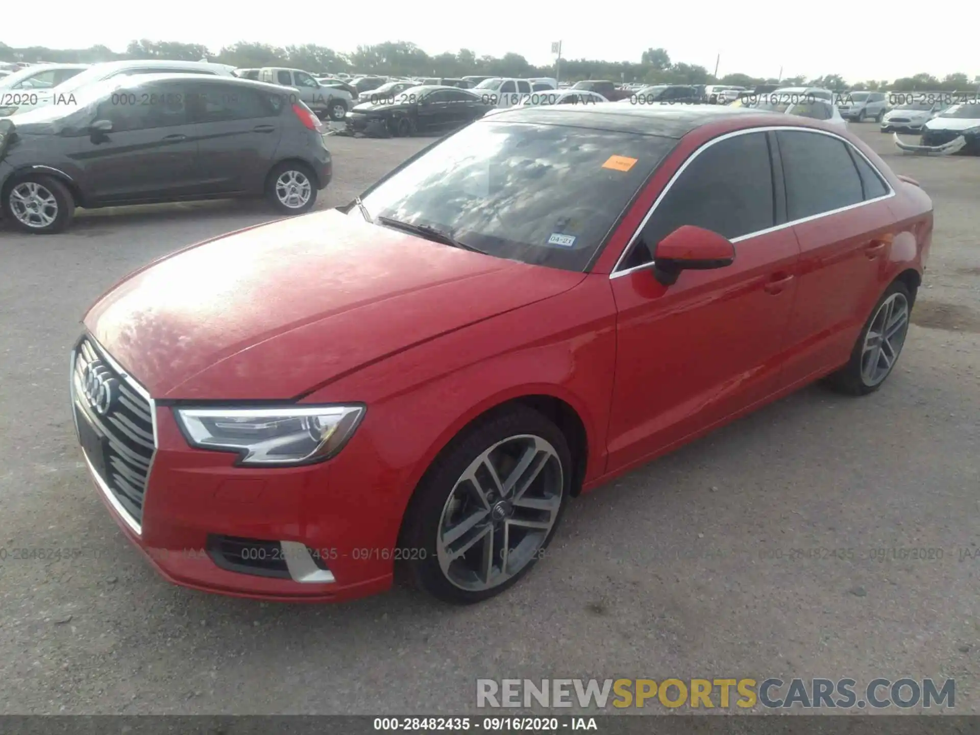 2 Photograph of a damaged car WAUAUGFF2K1027465 AUDI A3 SEDAN 2019