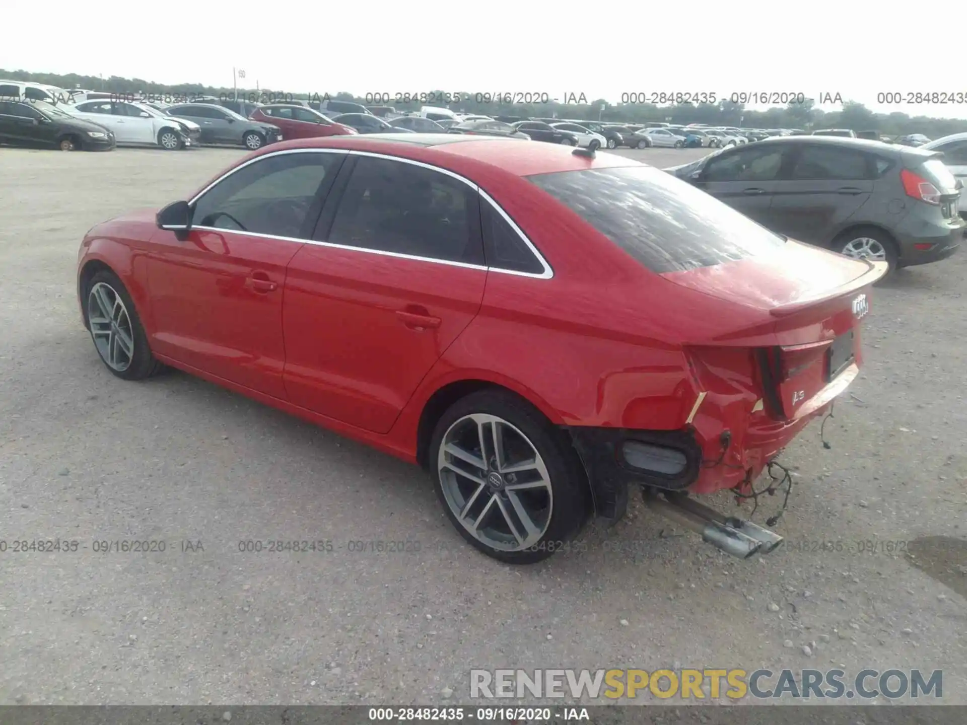 3 Photograph of a damaged car WAUAUGFF2K1027465 AUDI A3 SEDAN 2019