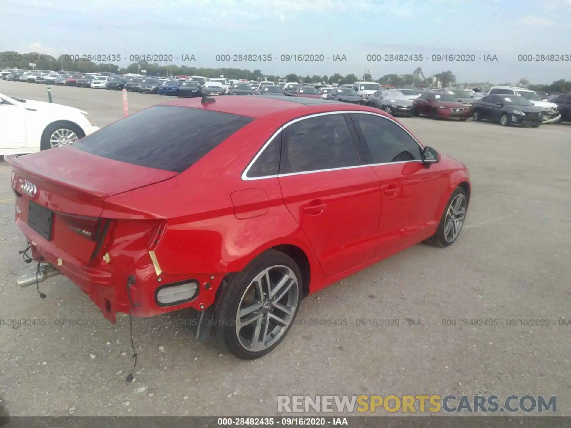 4 Photograph of a damaged car WAUAUGFF2K1027465 AUDI A3 SEDAN 2019