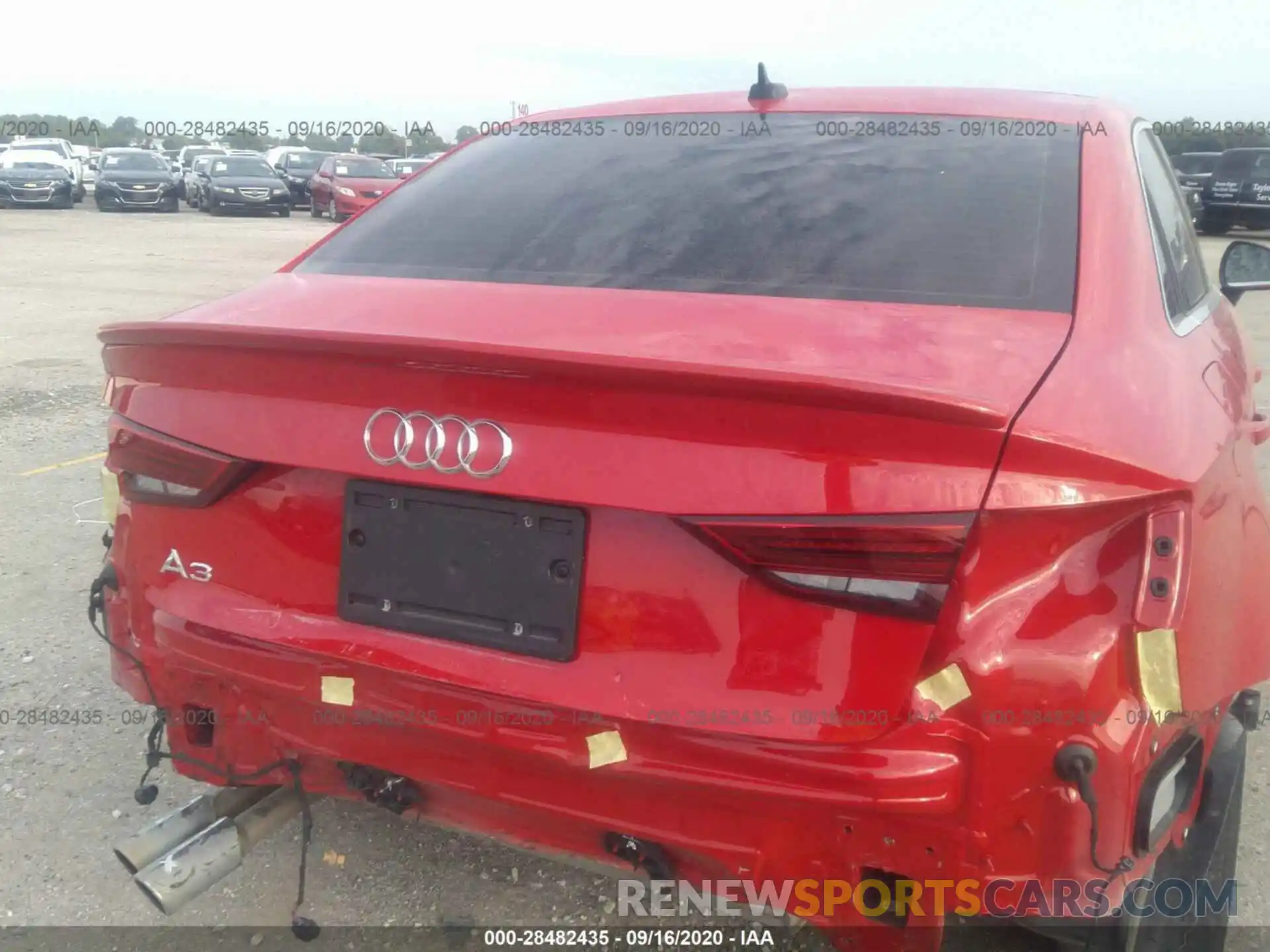 6 Photograph of a damaged car WAUAUGFF2K1027465 AUDI A3 SEDAN 2019